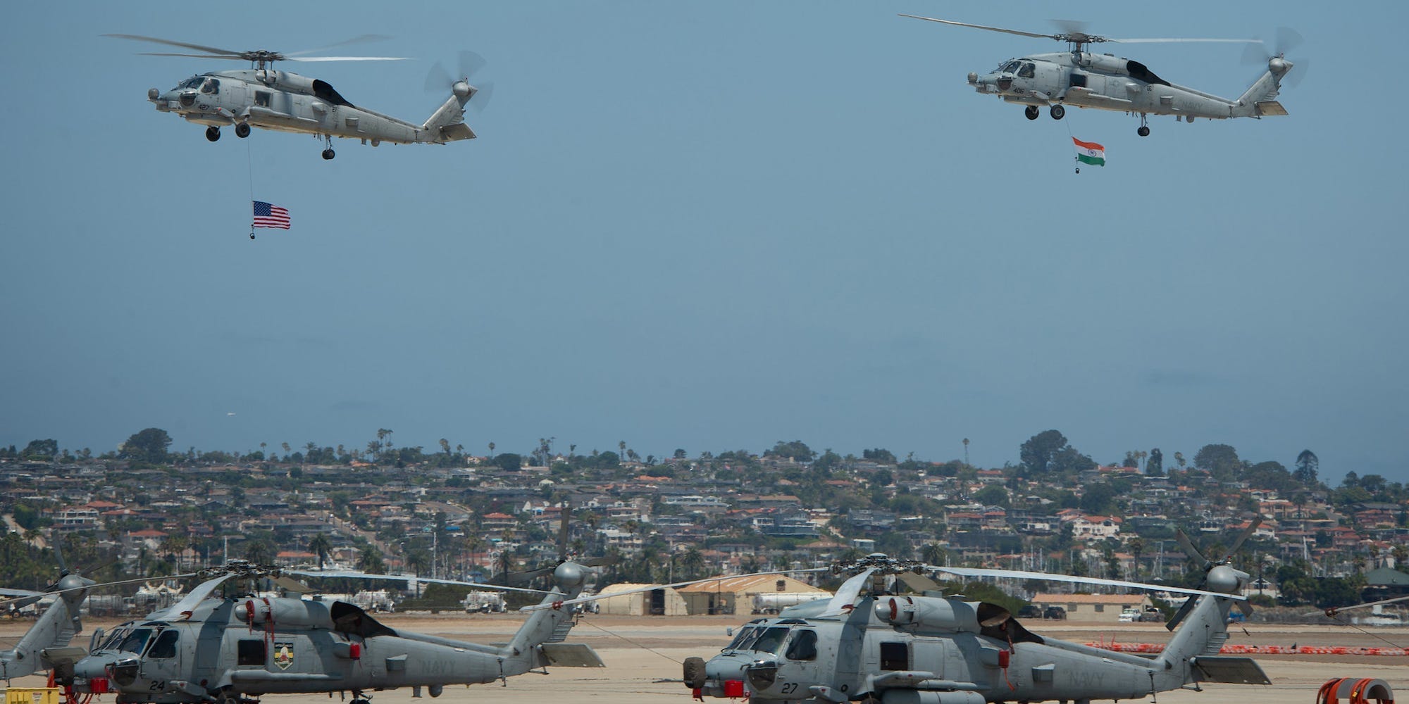 Navy MH-60R Seahawks helicopters