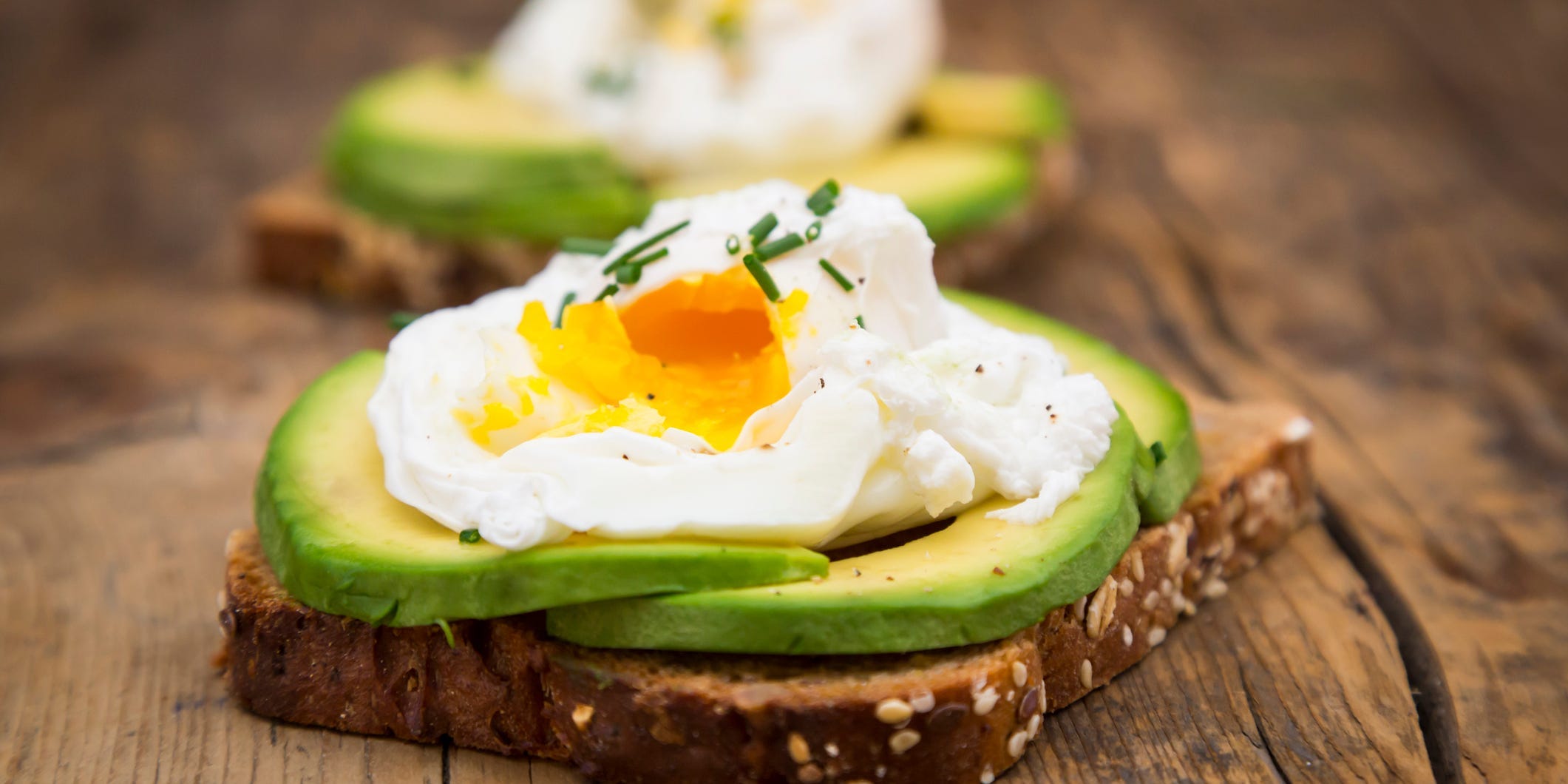 eggs avocado toast