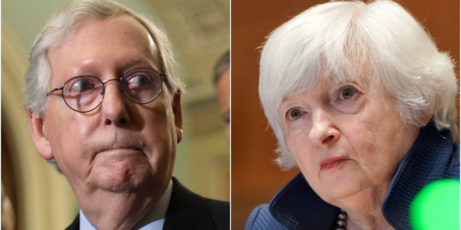 Mitch McConnell Janet Yellen Congress Treasury