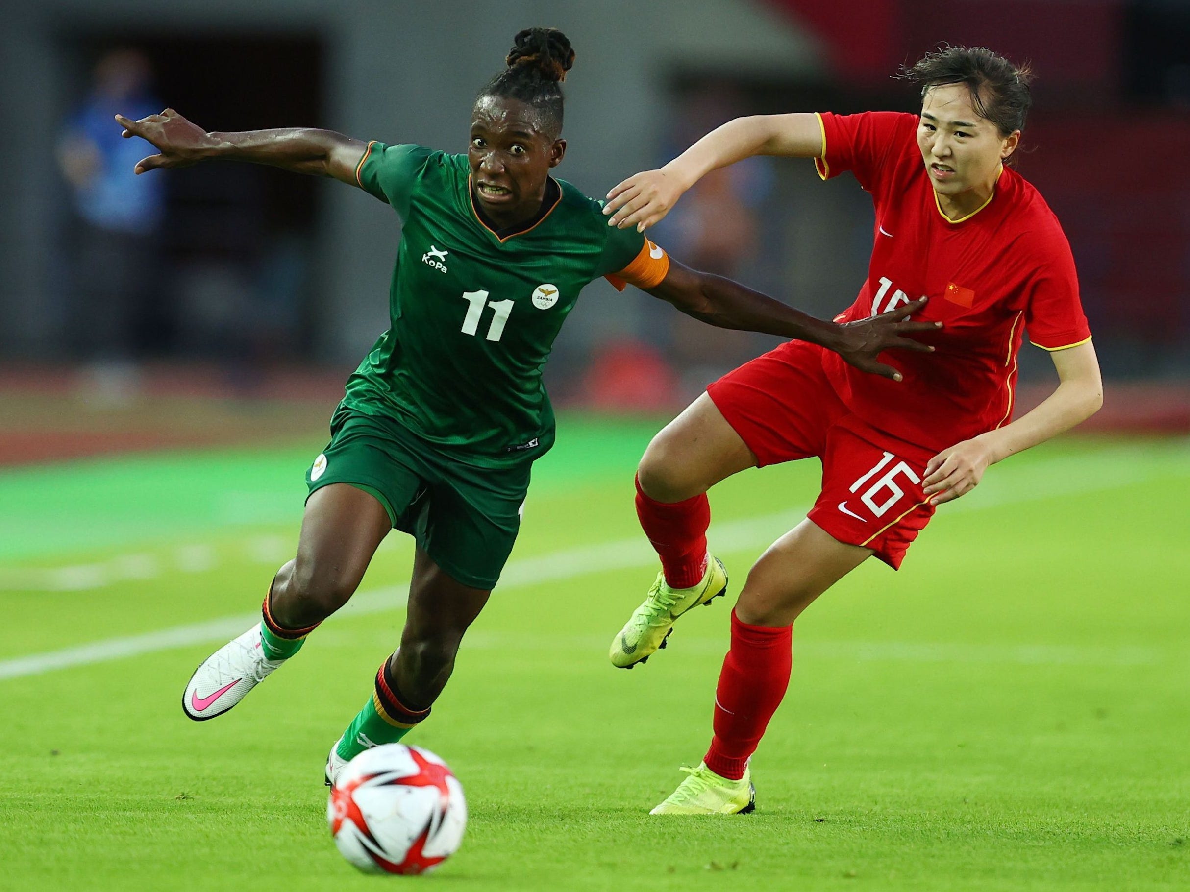 Barbra Banda of Zambia.
