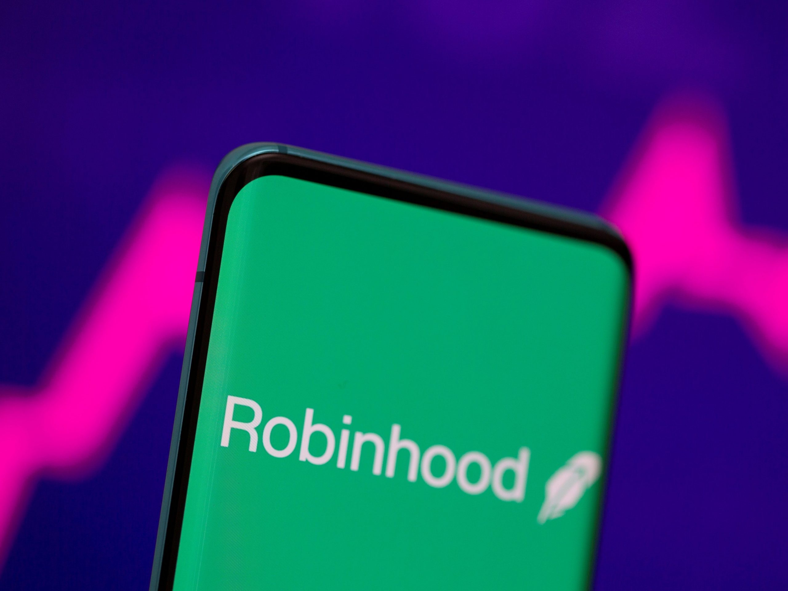 Robinhood logo stocks investing