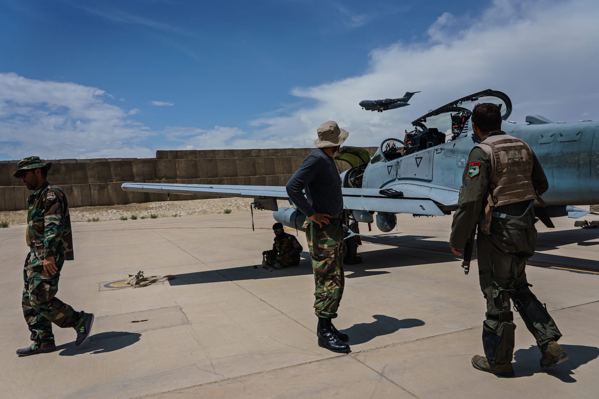 Afghan air force A-29 pilot