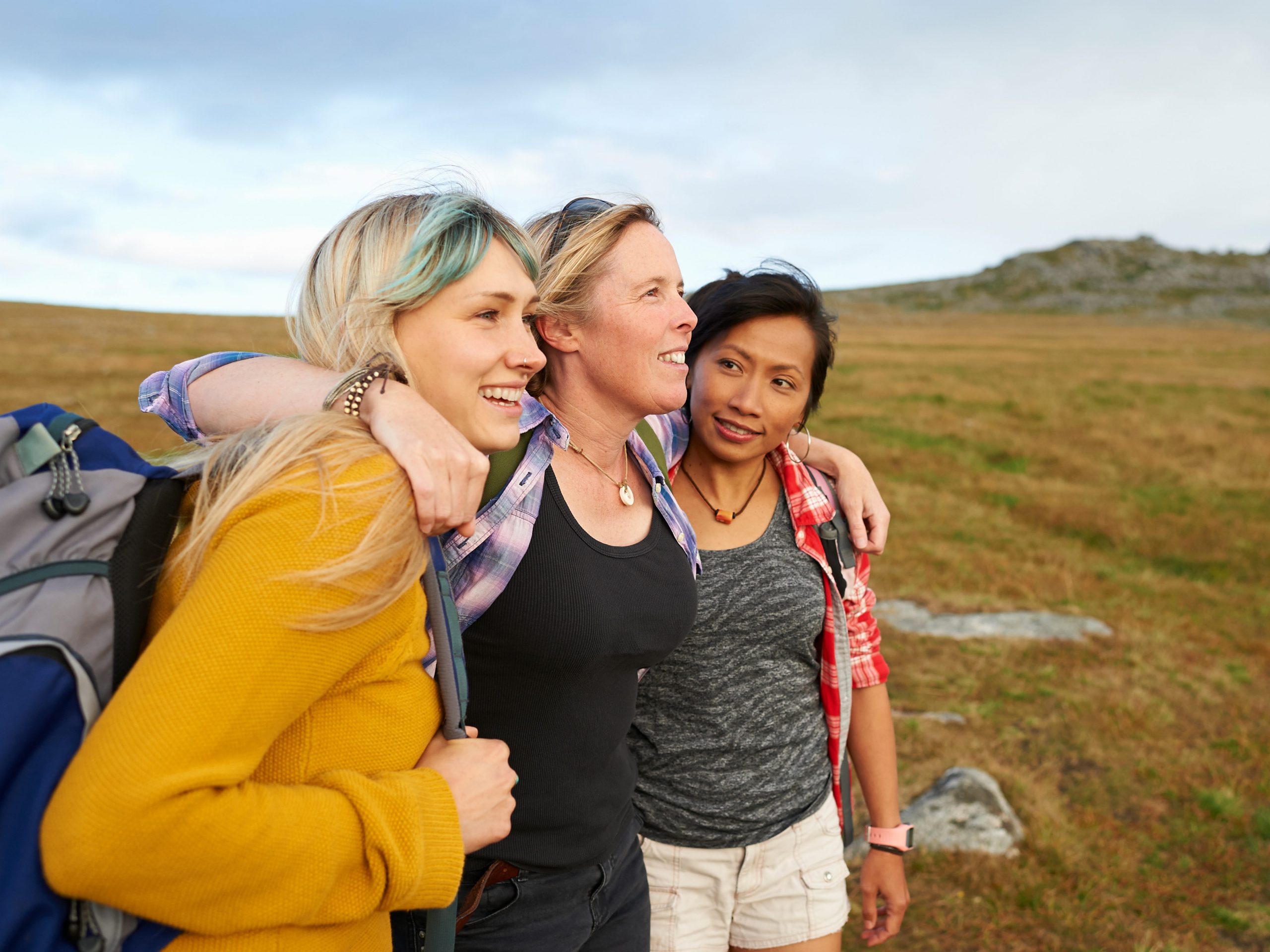 three women friends cnm polyamorous