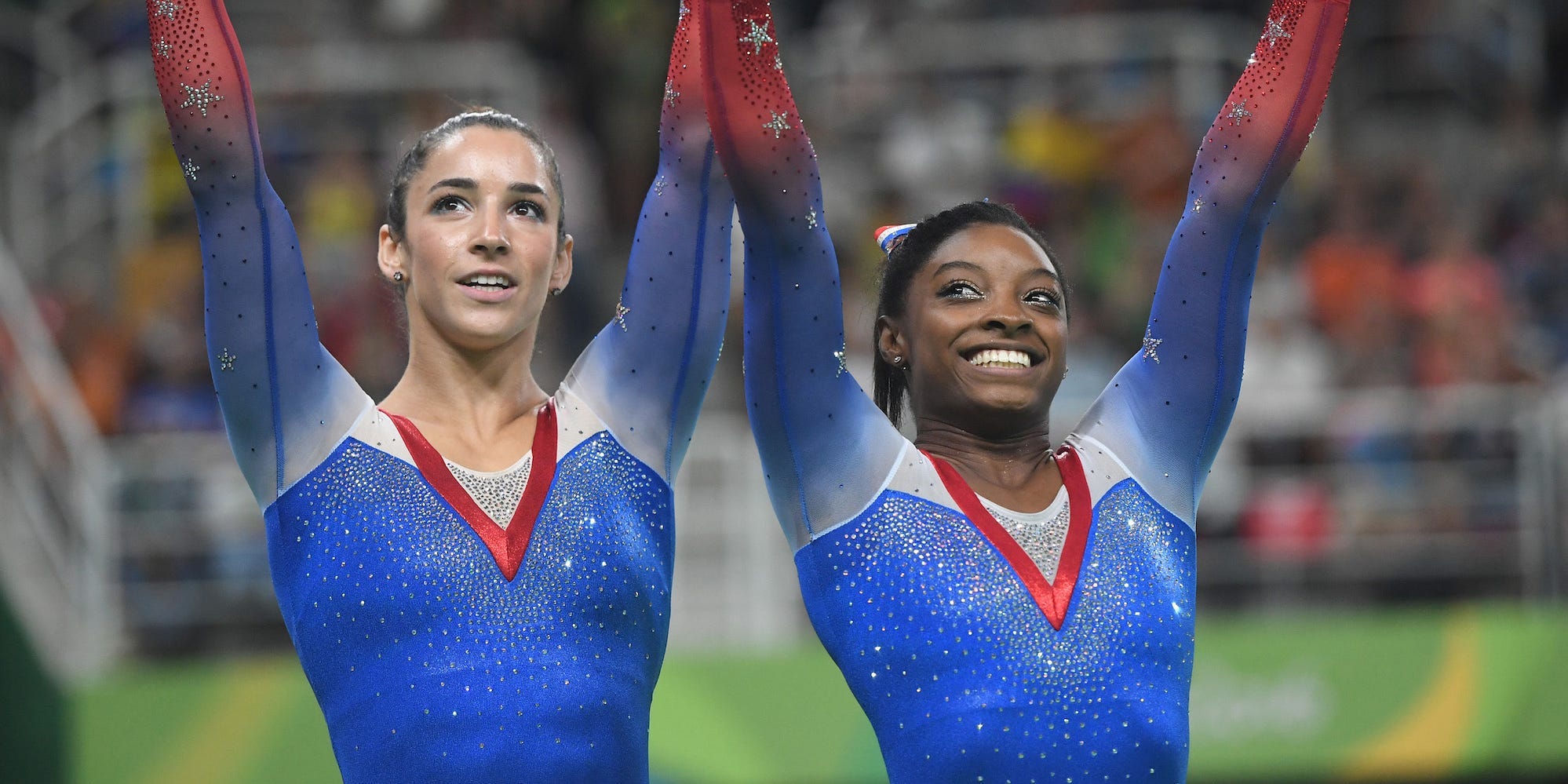 Aly Raisman and Simone Biles