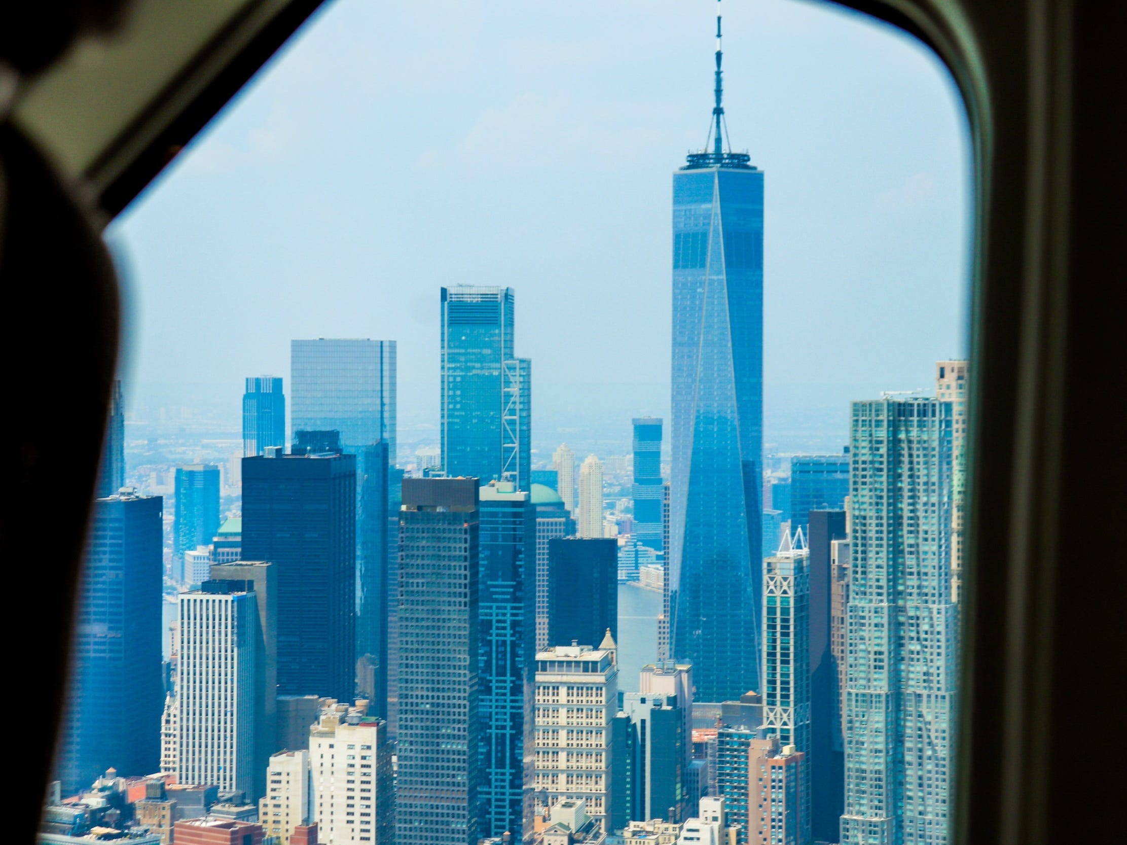 Flying over New York City on a Tailwind Air Cessna Caravan EX seaplane - Tailwind Air seaplane demo flight 2021