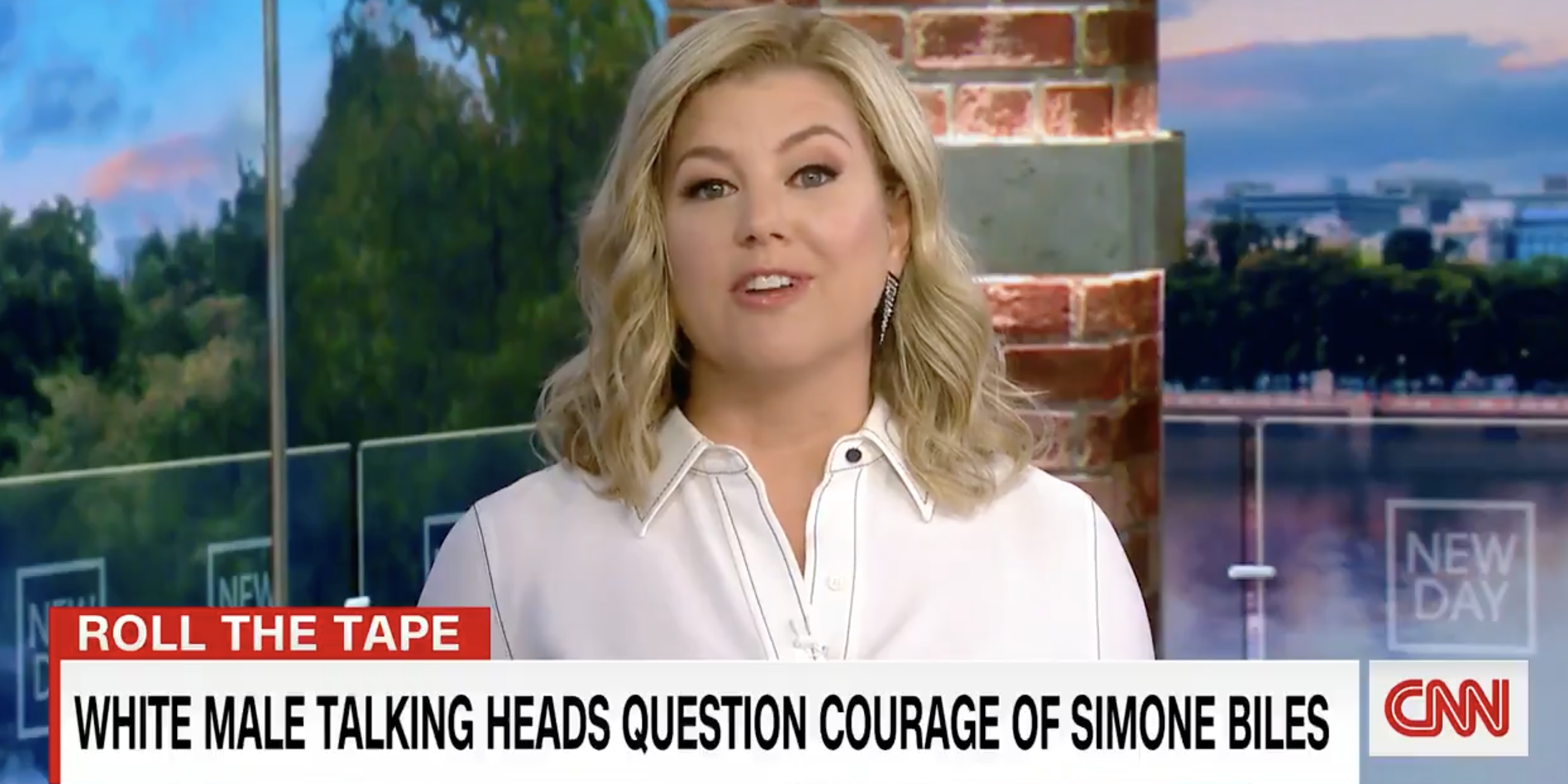 Brianna Keilar on CNN discussing Piers Morgan and Simone Biles.