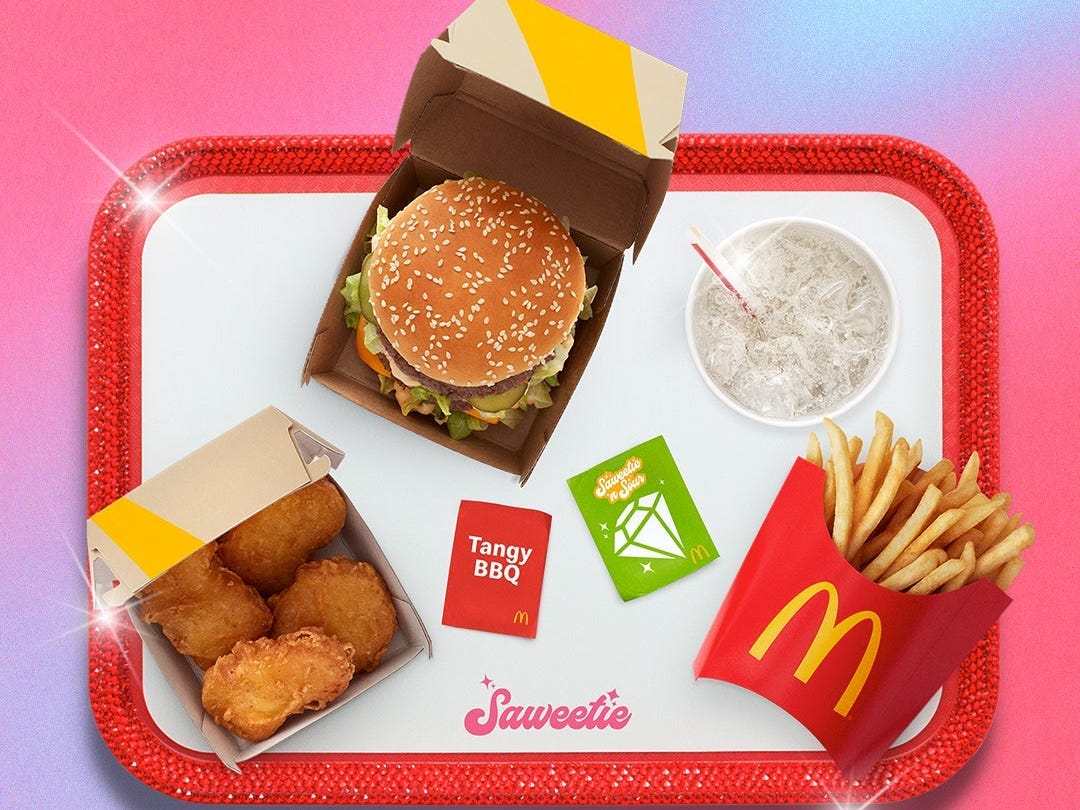 Saweetie's McDonald's order