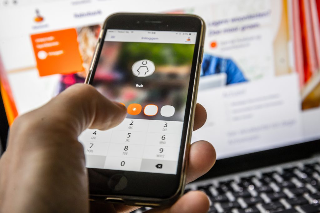 De Mobiel Bankieren-app van de Rabobank.