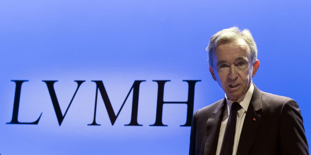 CEO Bernard Arnault van het Franse luxeconcern LVMH.