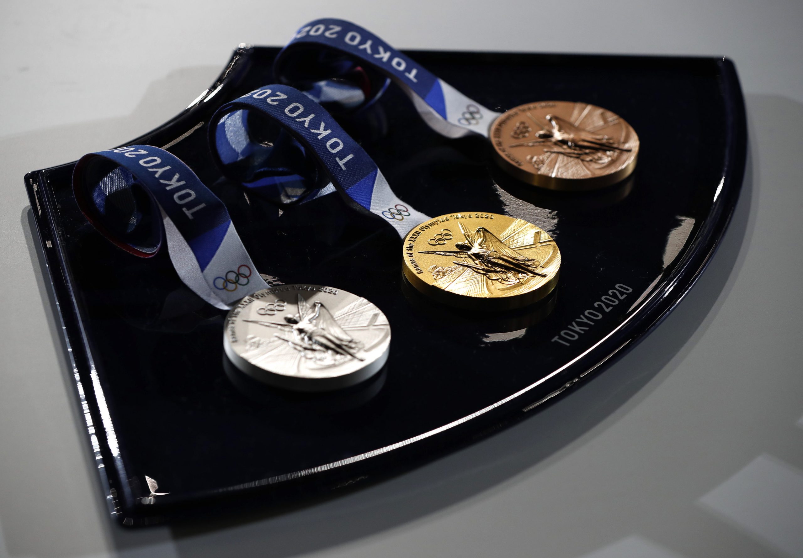 De Olympische medailles van Tokio. Foto: EPA/Issei Kato