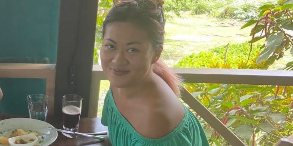 Andrea Lo op Barbados.