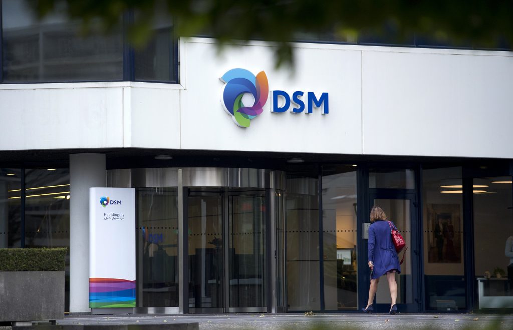 Het huidige hoofdkantoor van DSM in Heerlen.
