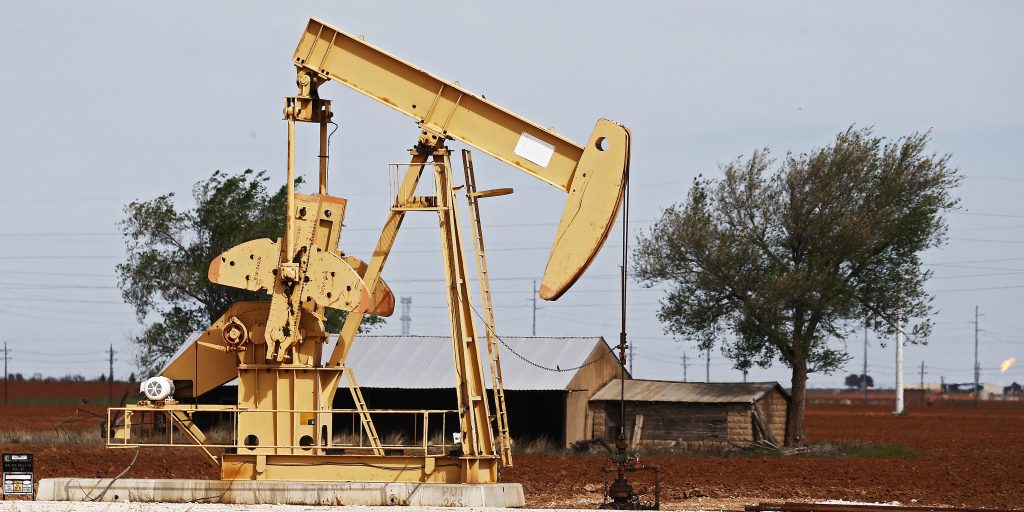 Een olieveld in het Permian Basin