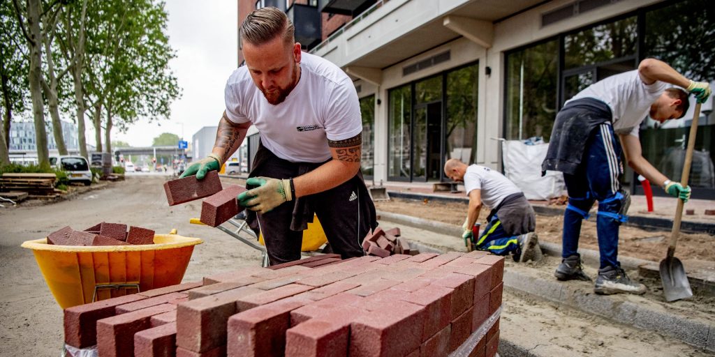 Stratenmakers aan het werk