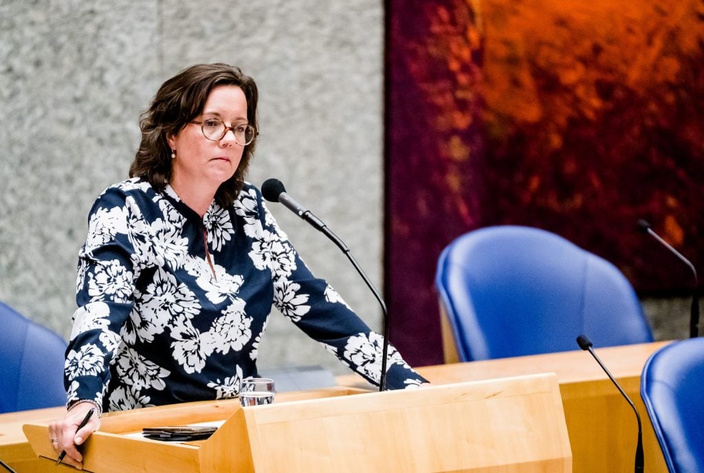 Demissionair Minister Tamara van Ark voor Medische Zorg (VVD)
