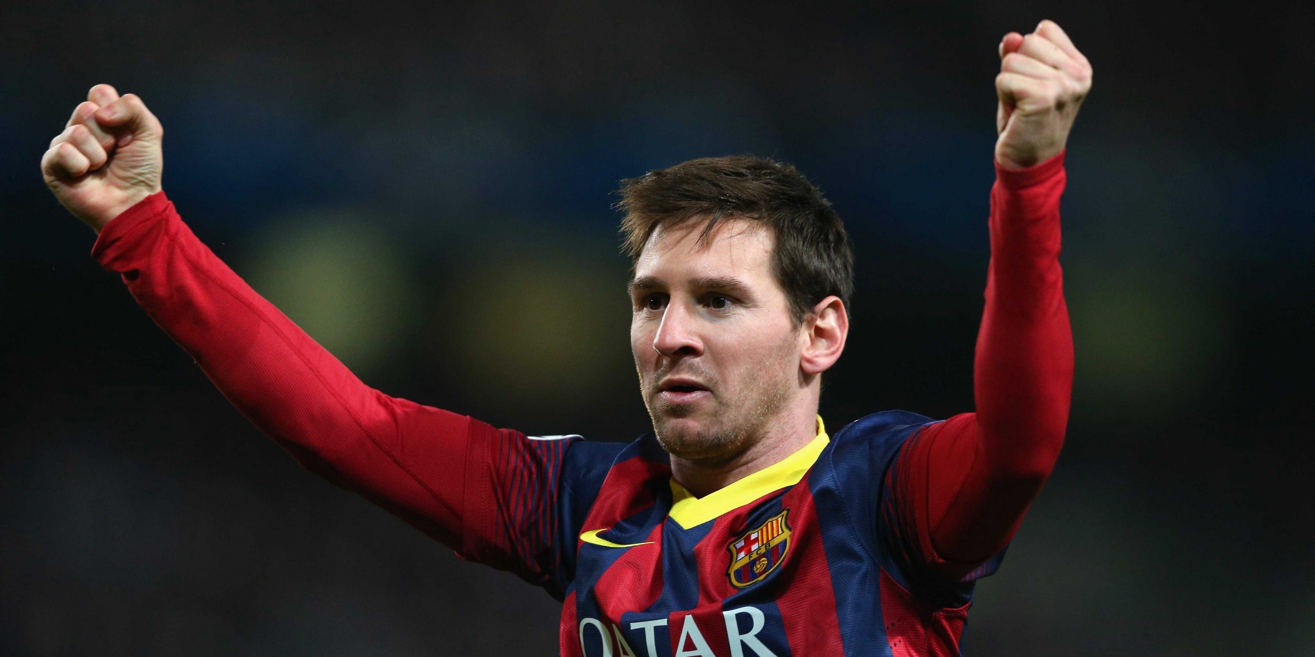 Lionel Messi of Barcelona