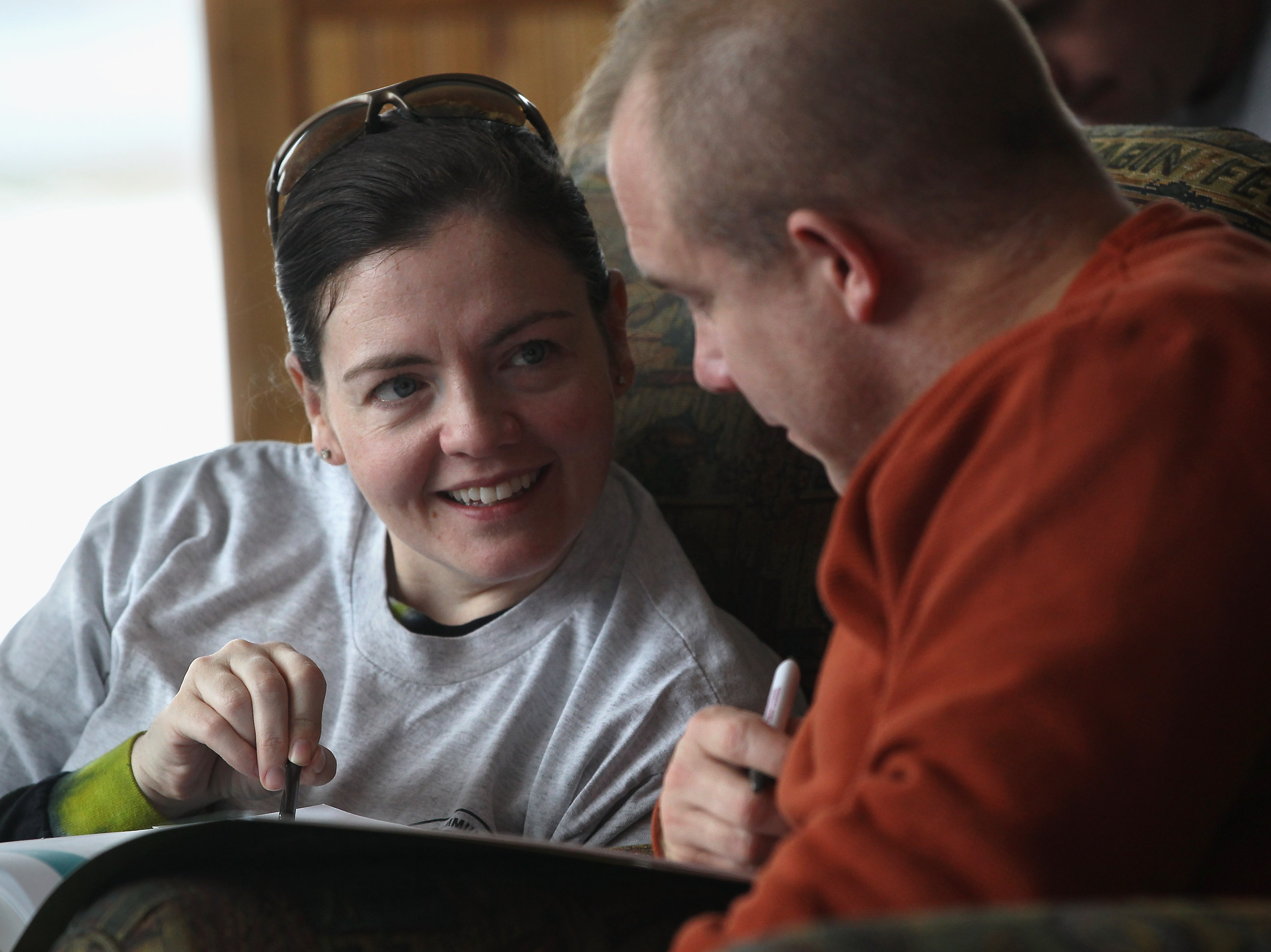 couple talking