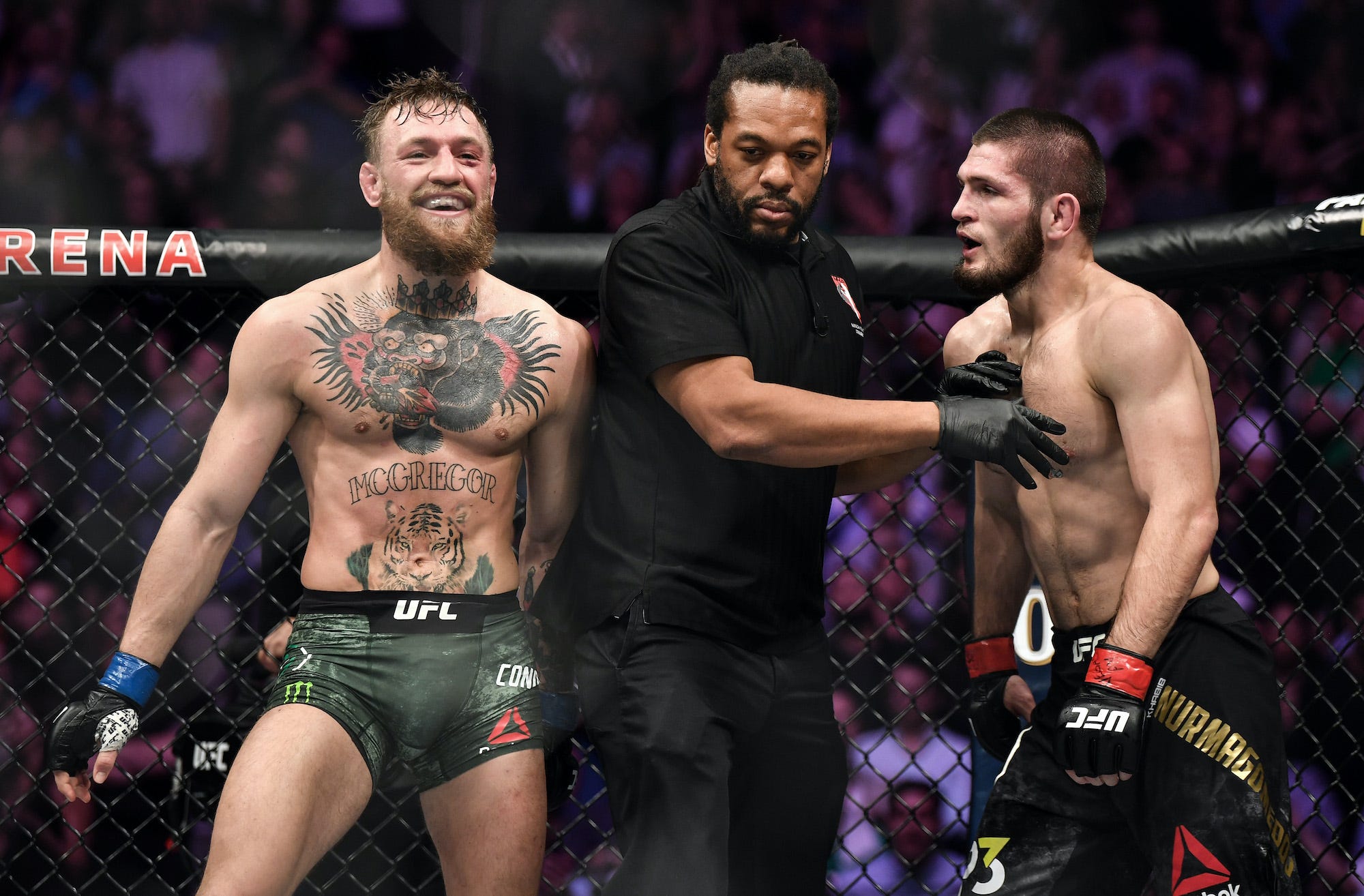 Conor McGregor and Khabib Nurmagomedov