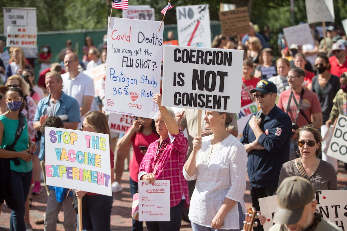 Anti-Vaccine Protests US