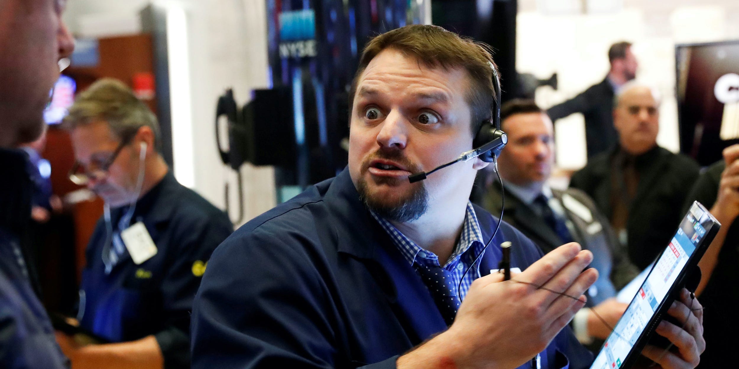 NYSE trader worried