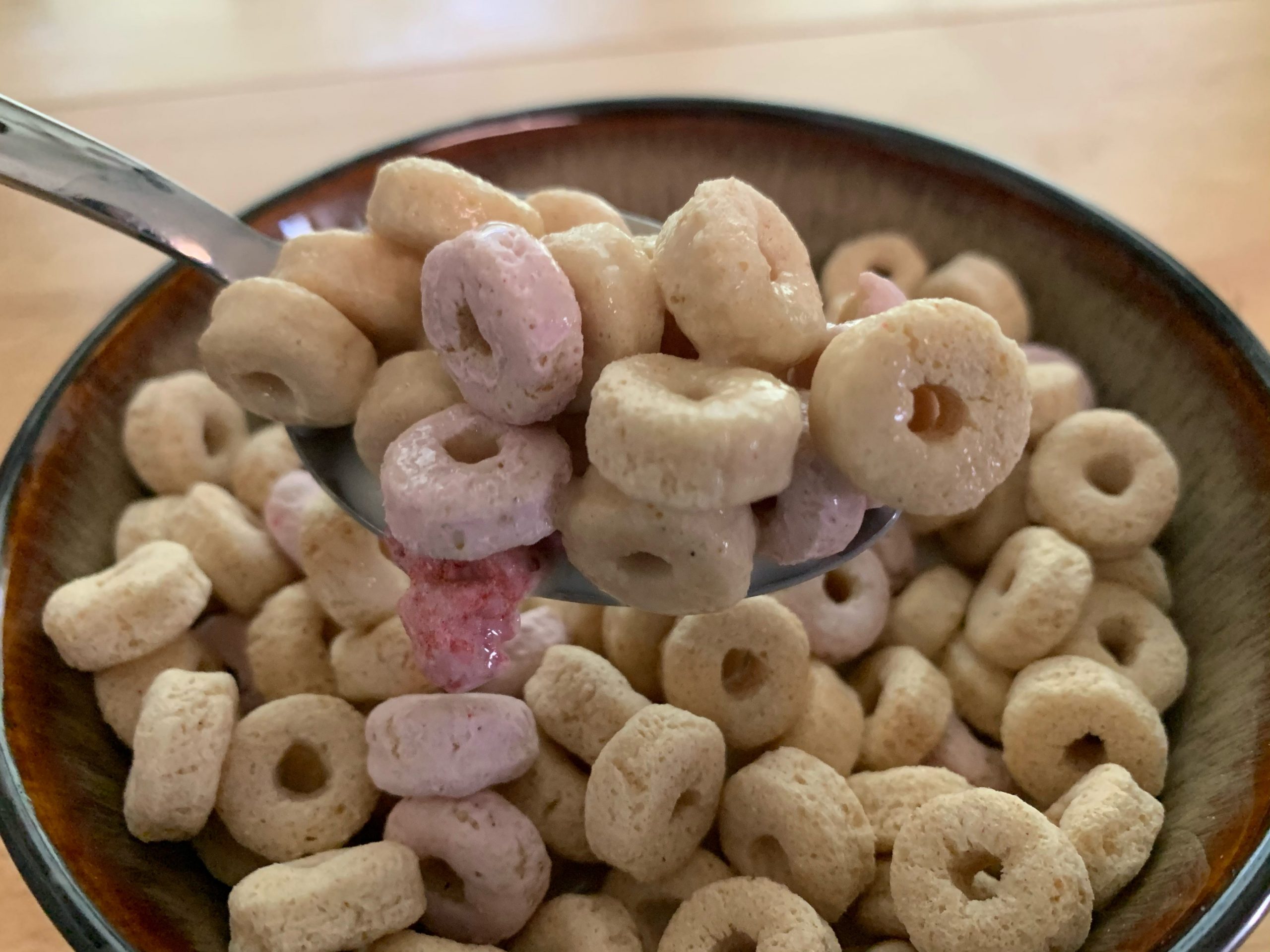 trader joe's strawberry yogurt o's