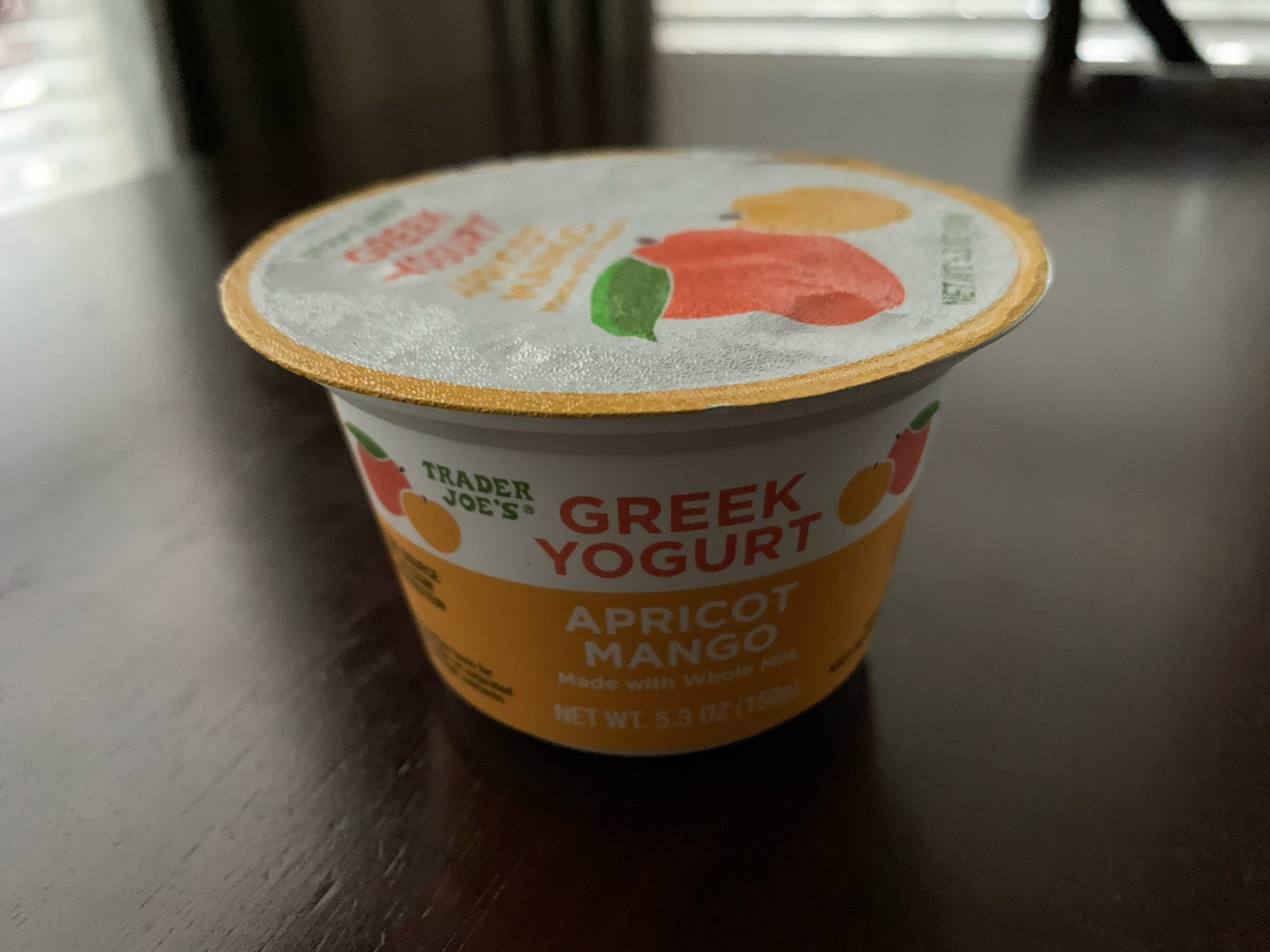 Trader Joe's mango apricot greek yogurt