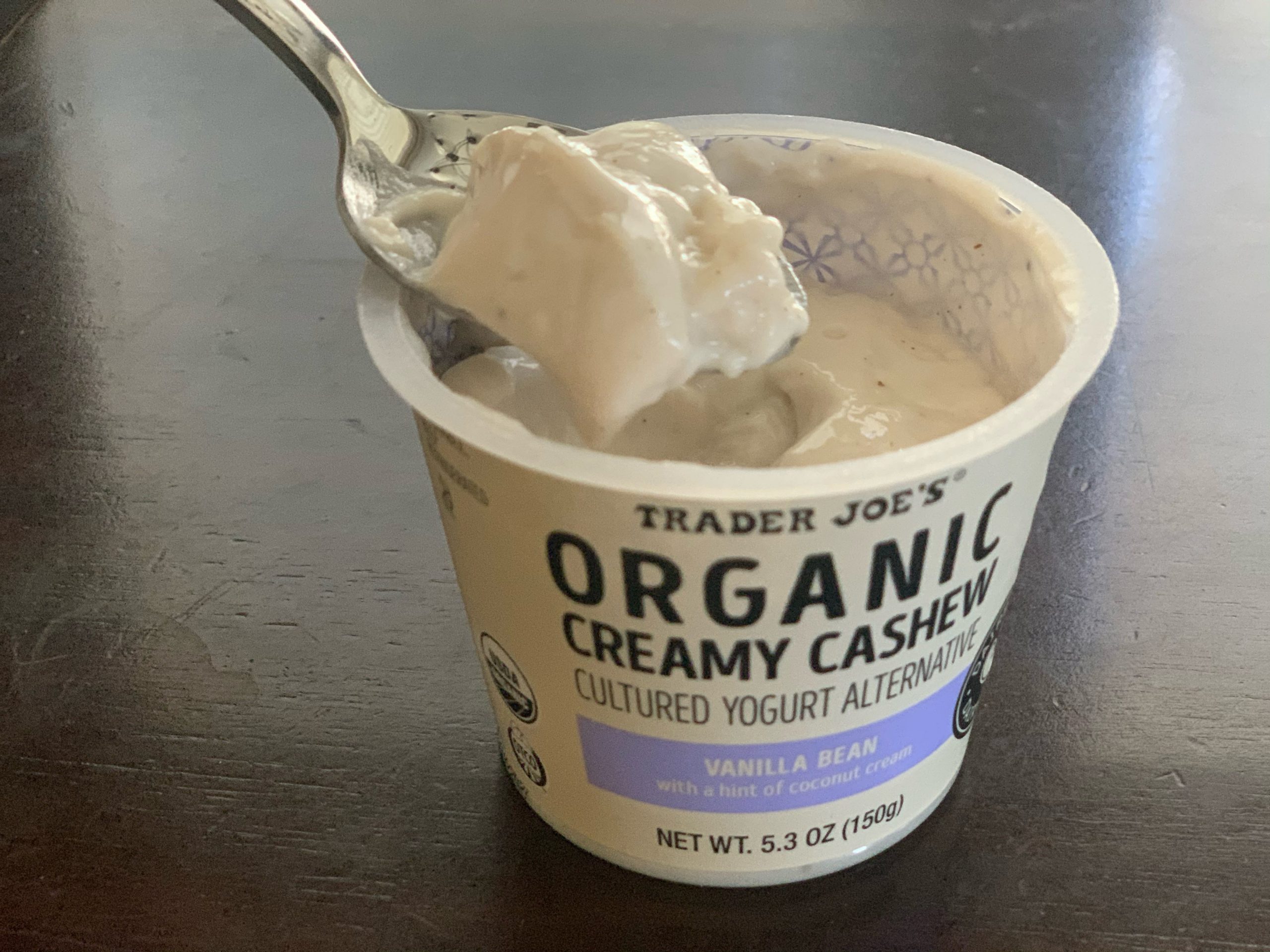 trader joe's vanilla cashew yogurt