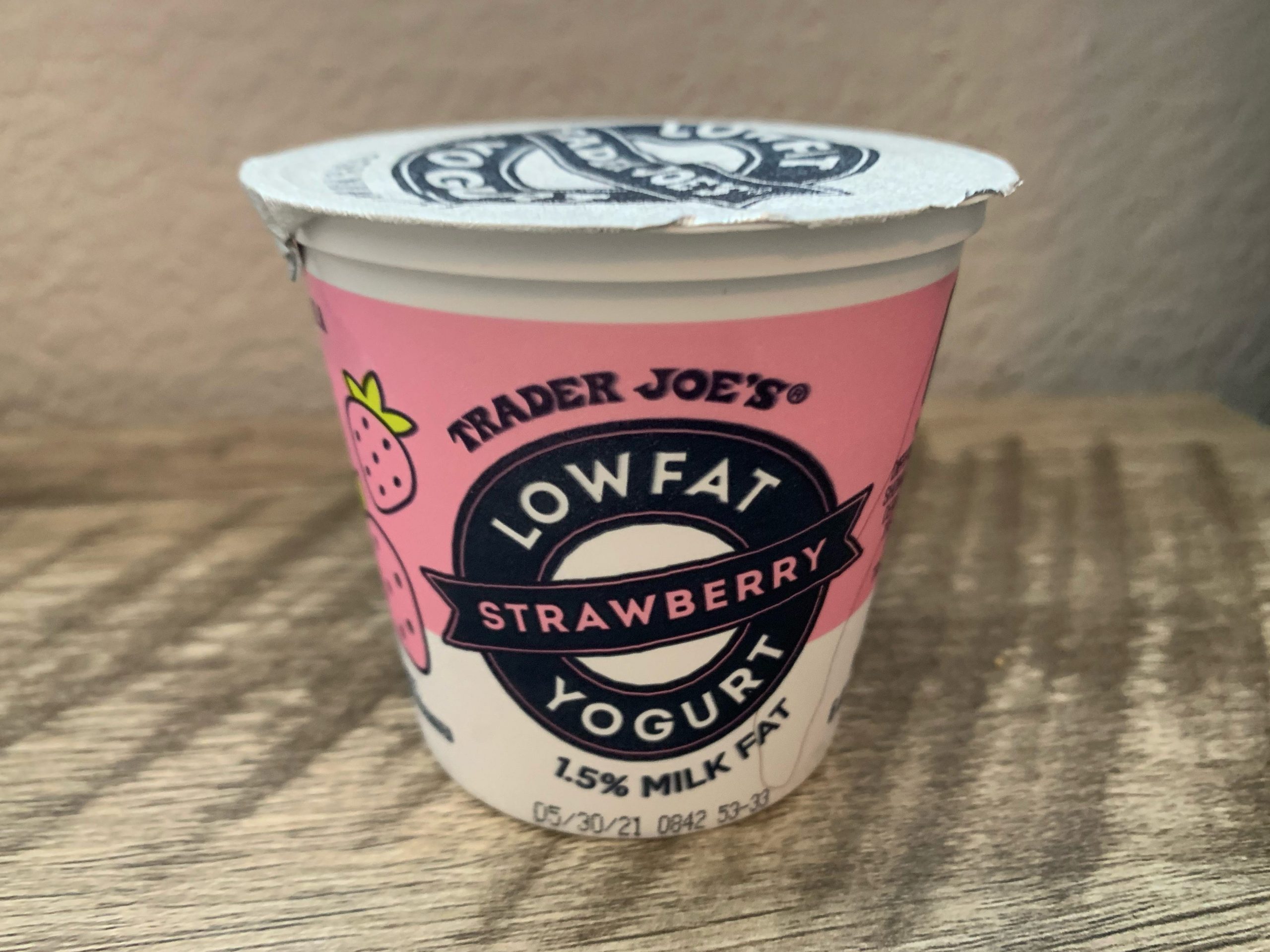 trader joe's strawberry yogurt