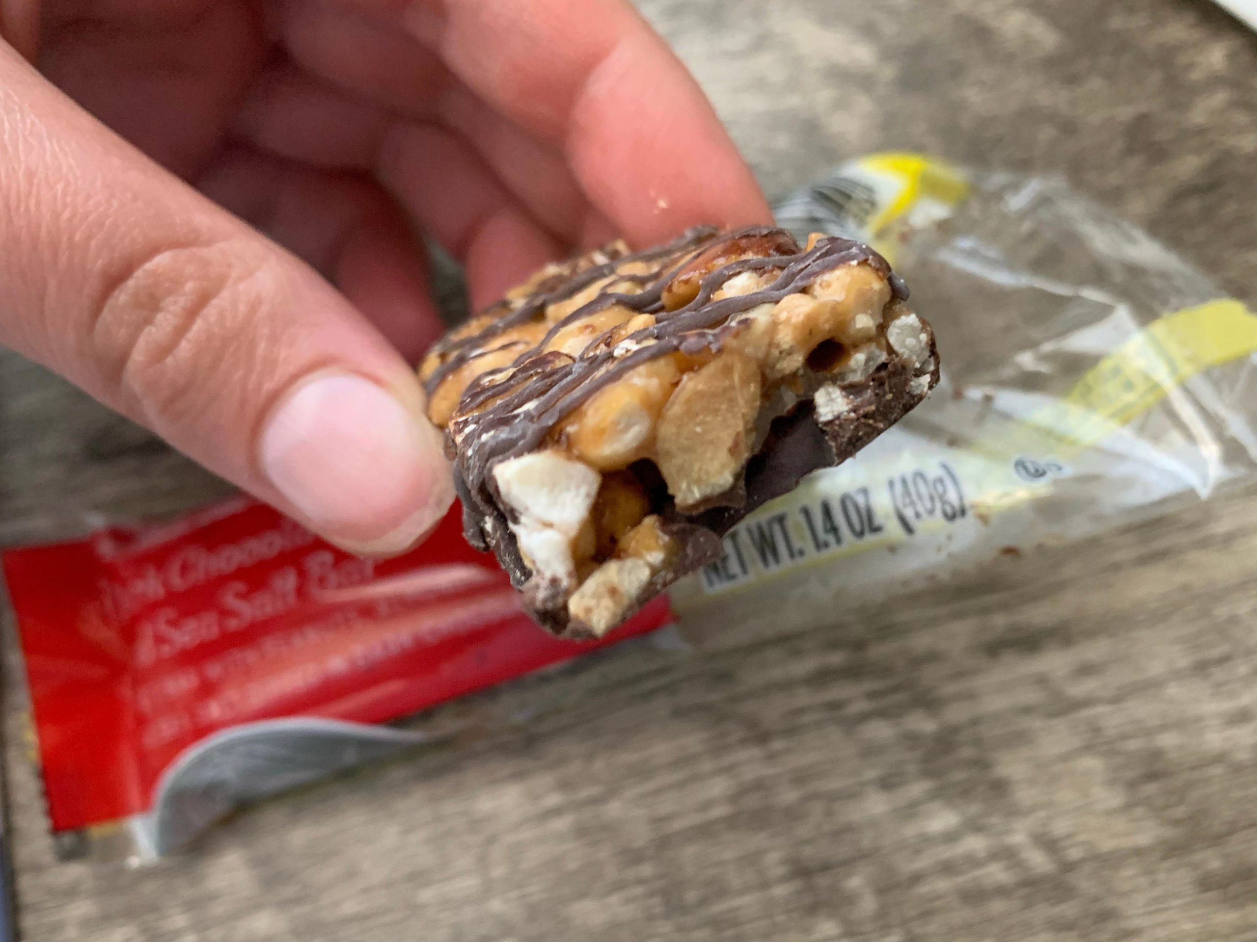 trader joe's chocolate and nut bar