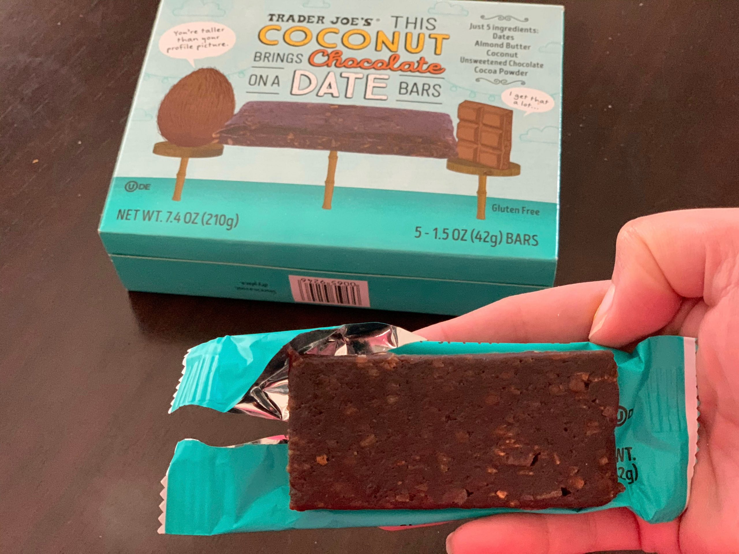 trader joe's coconut date bar