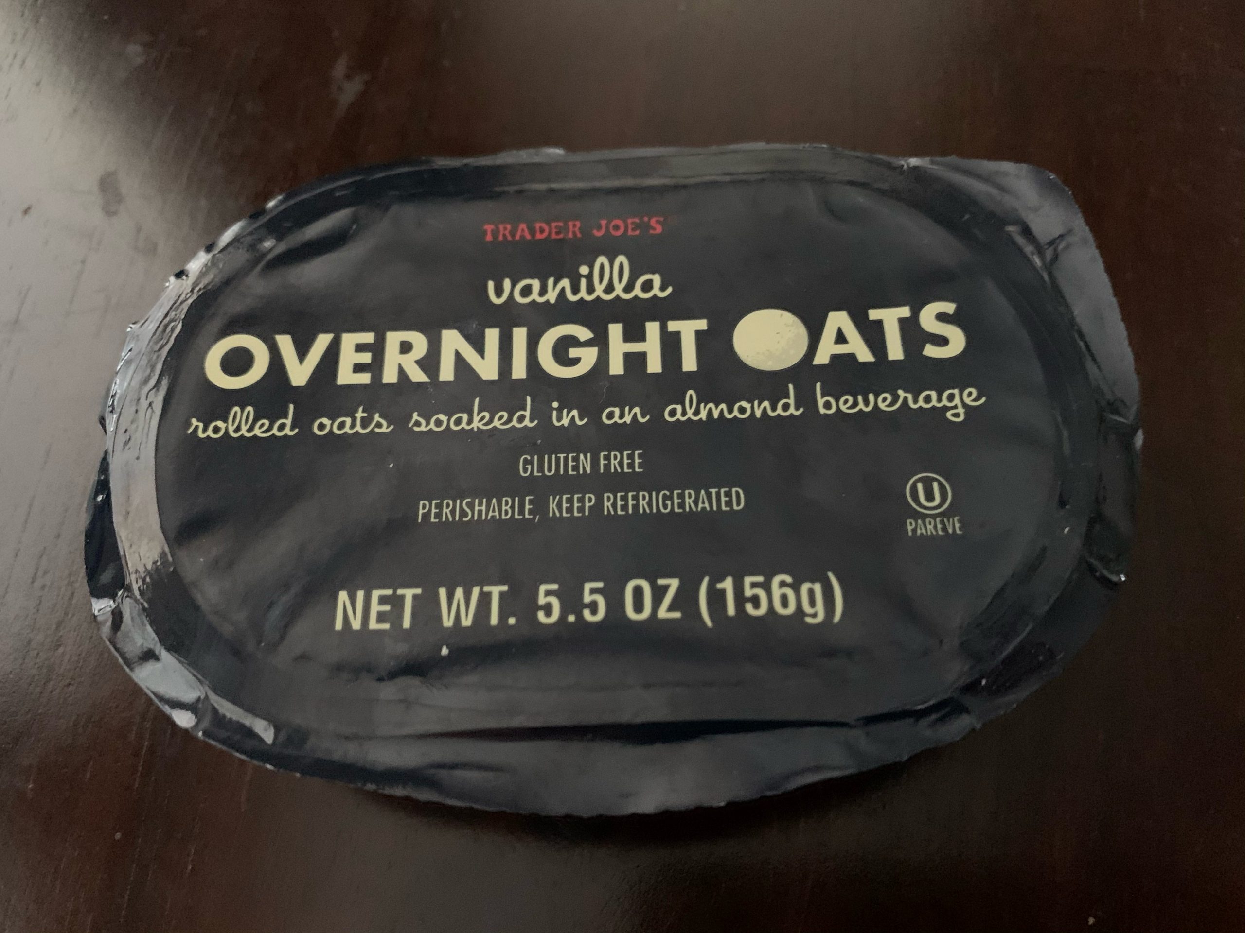 trader joe's vanilla overnight oats