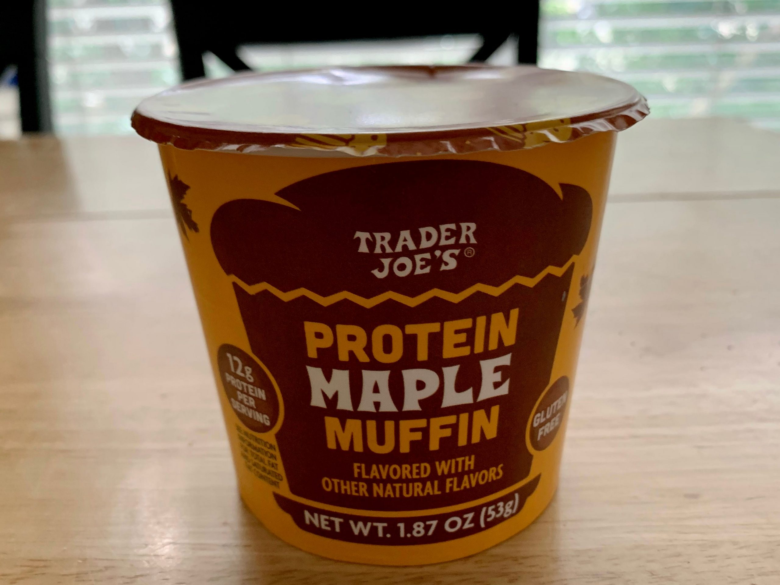 trader joe's maple protein muffin