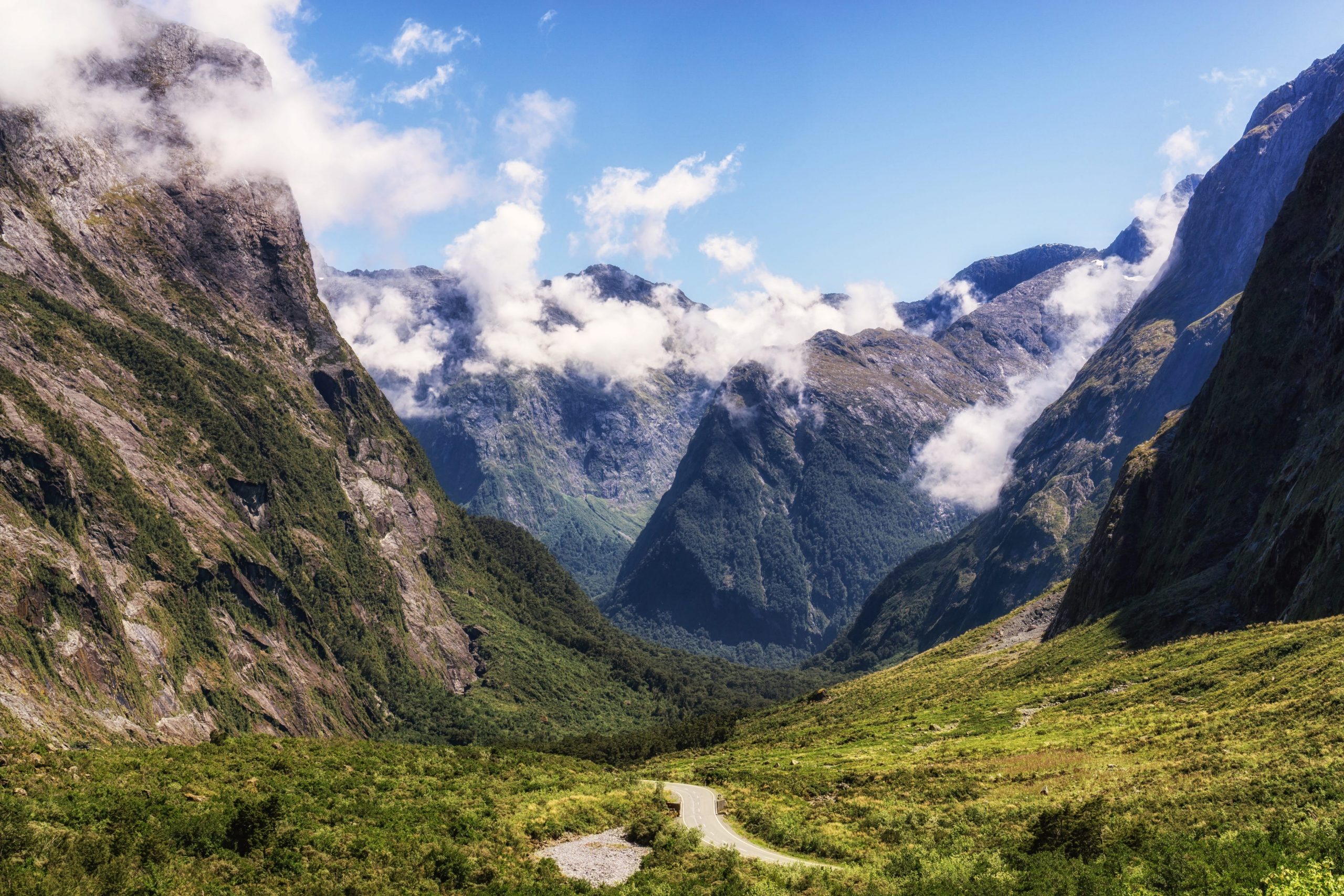 A view of Fiordland National Park