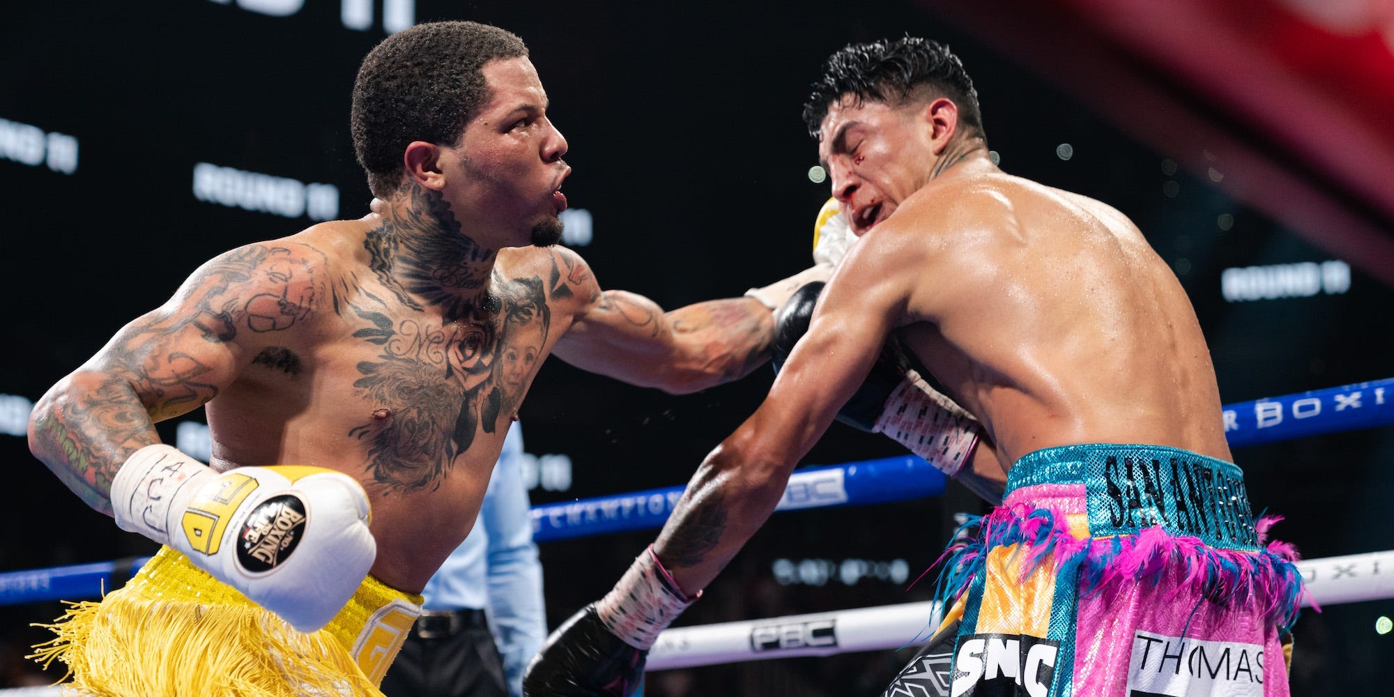 Gervonta Davis smacks Mario Barrios en route to another knockout finish.