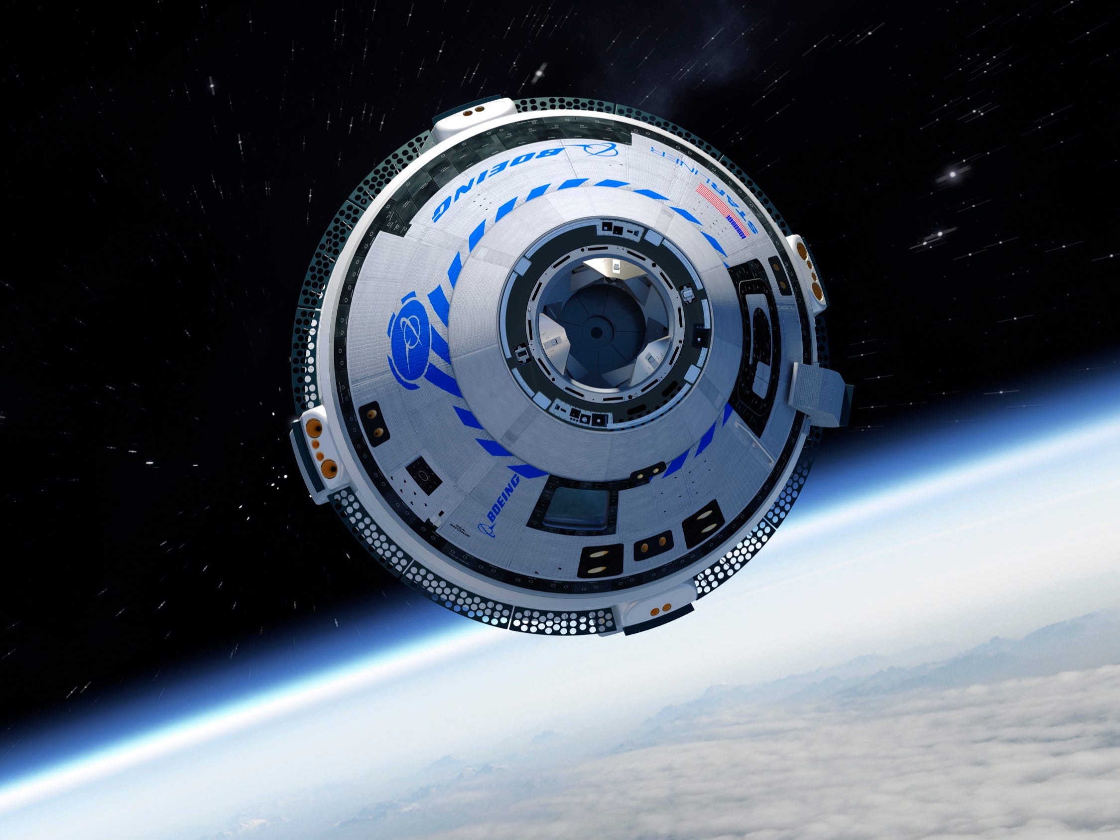 boeing cst 100 starliner spaceship space capsule nasa commercial crew program ccp orbiting earth illustration 317188 33_CST_Flip_fr01_