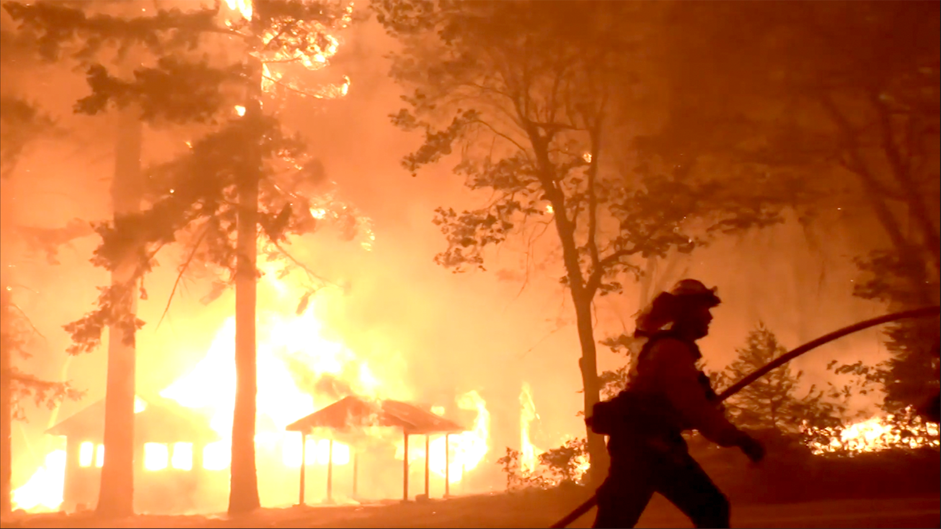 Dixie Fire in California.