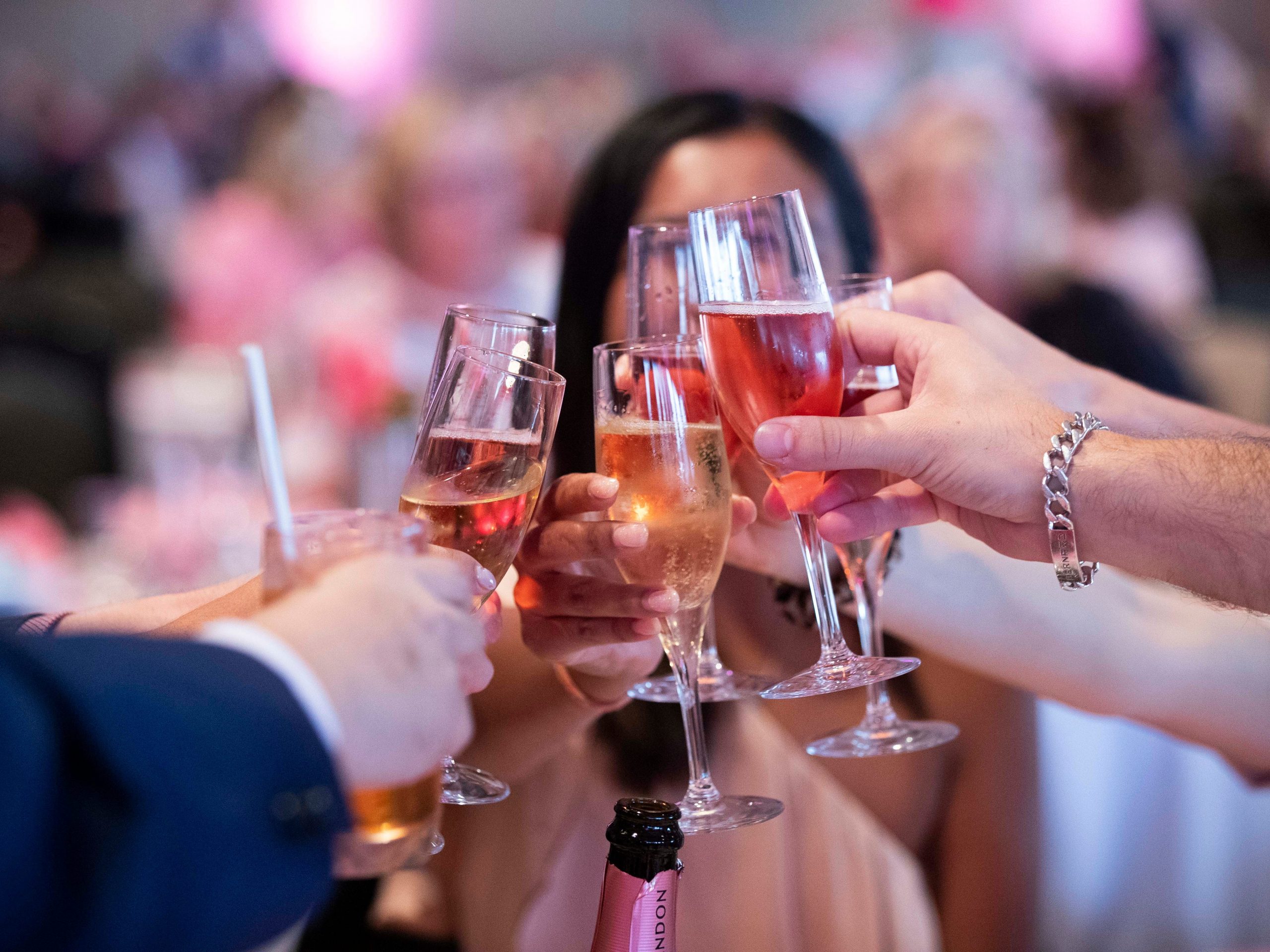 Champagne toast