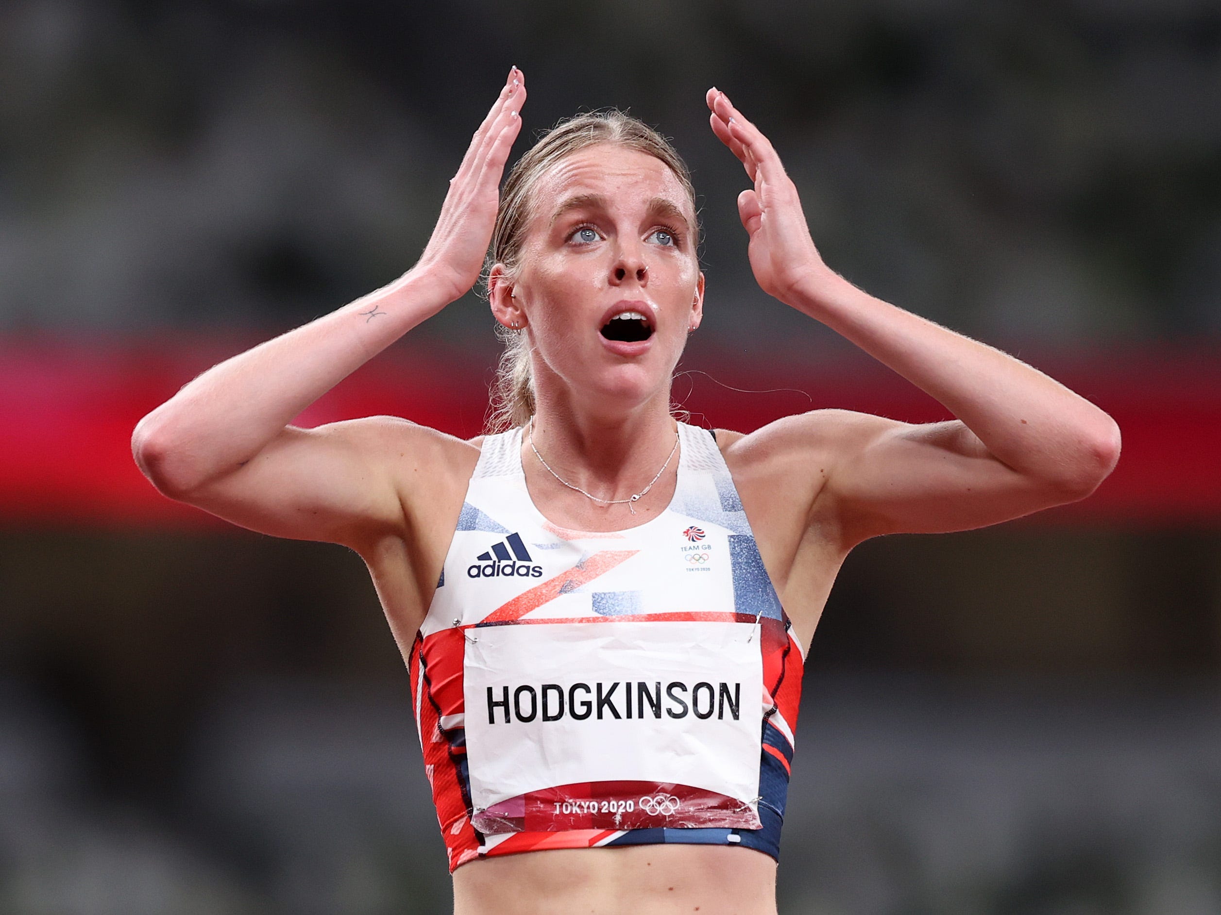 Team GB's Keely Hodgkinson shocked after winning silver in the women's 800 meter