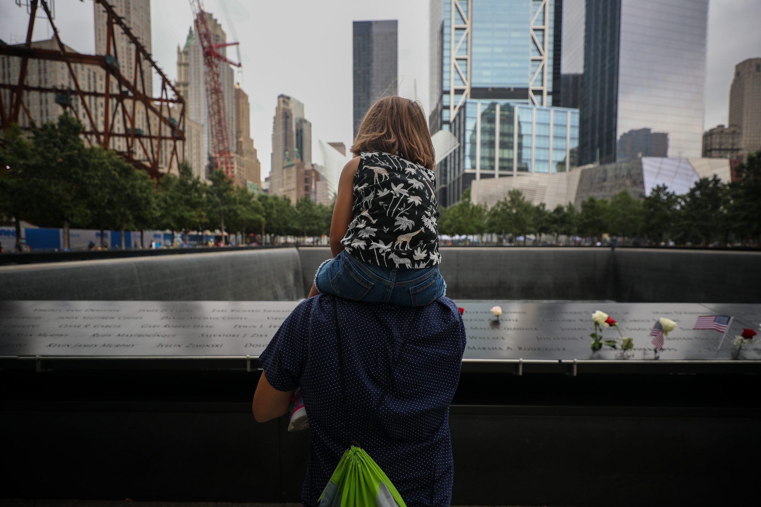 Family members of 9/11 victims tribute their loved ones on the 19th anniversary of September 11 attacks in New York City