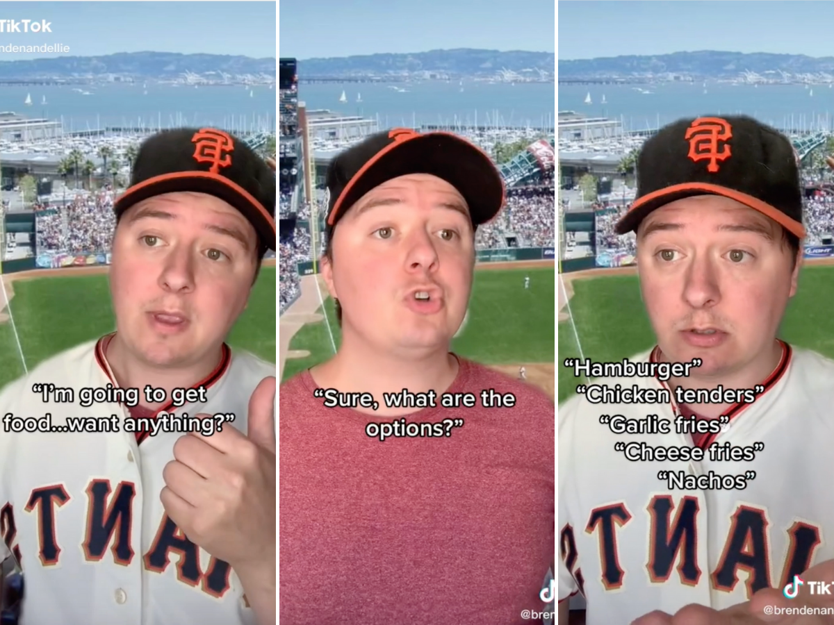 Screenshots from Brenden Guy's baseball culture shock video.