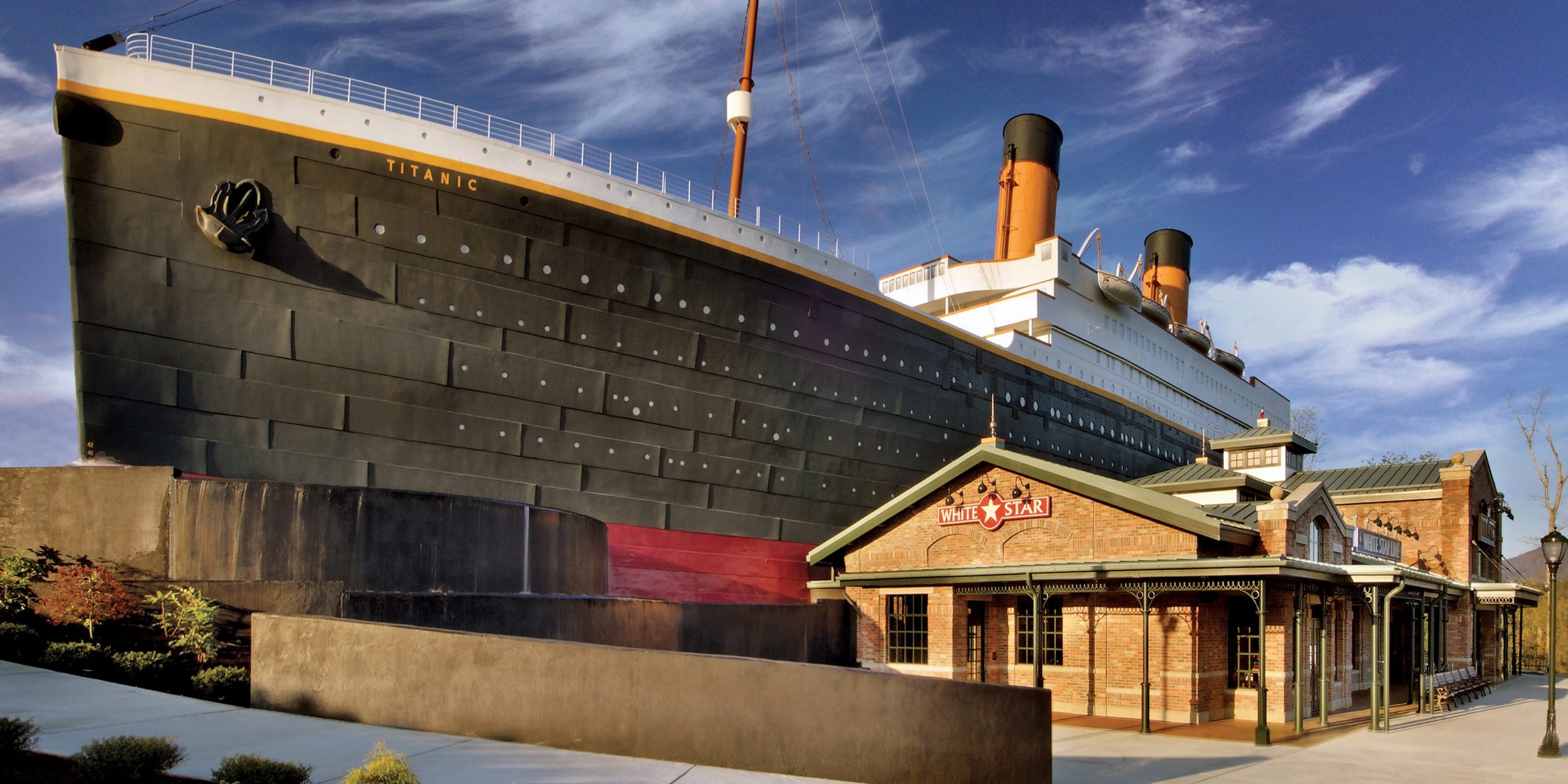 The exterior of the Titanic Museum Attraction at Pigeon Forge, Tennessee.