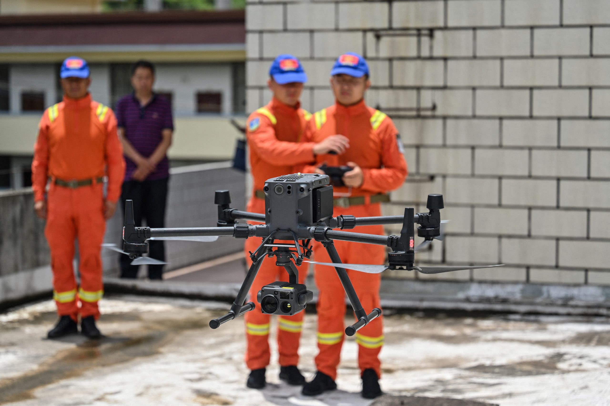 Drones for elephants in China