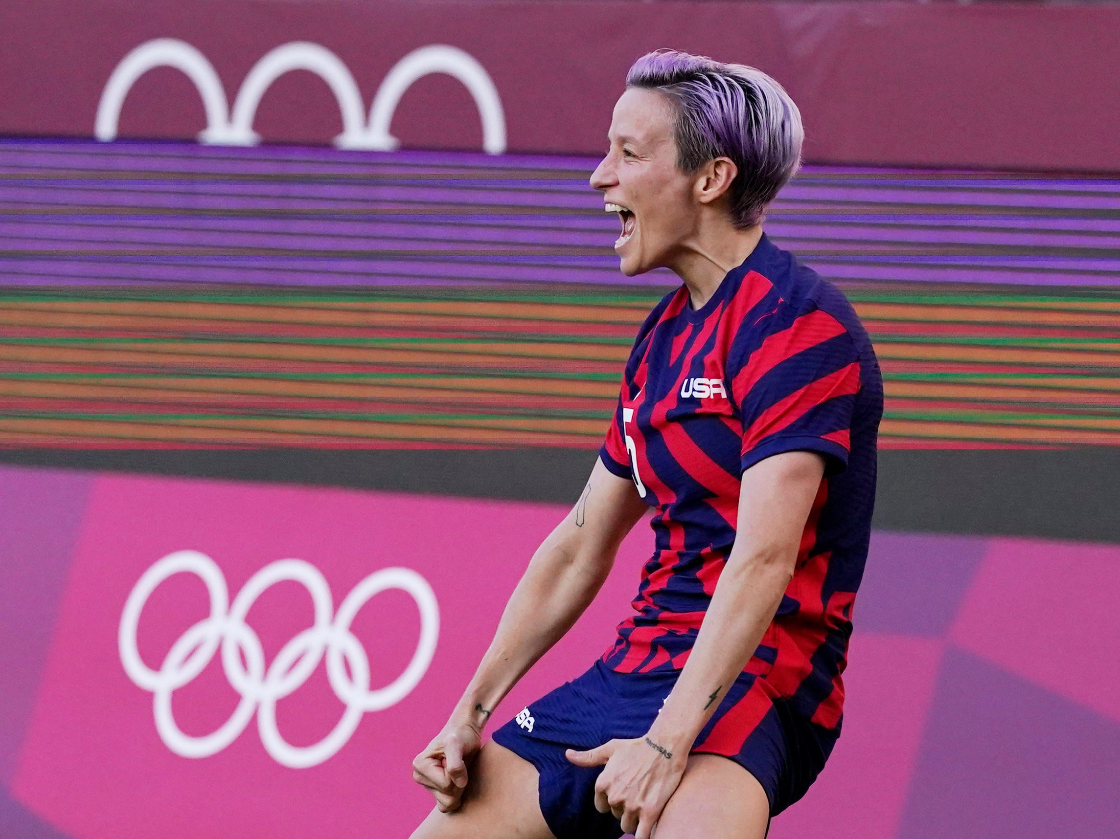 Megan Rapinoe scored a goal directly from a corner kick a rare feat