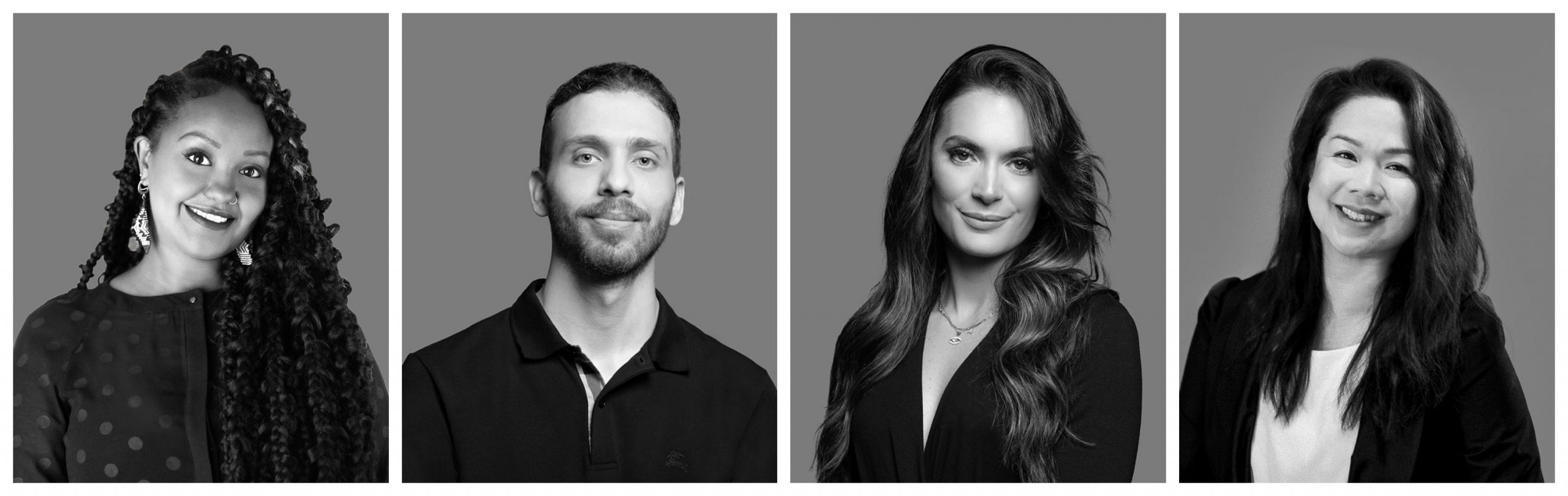 The headshots of each Arts Help executive