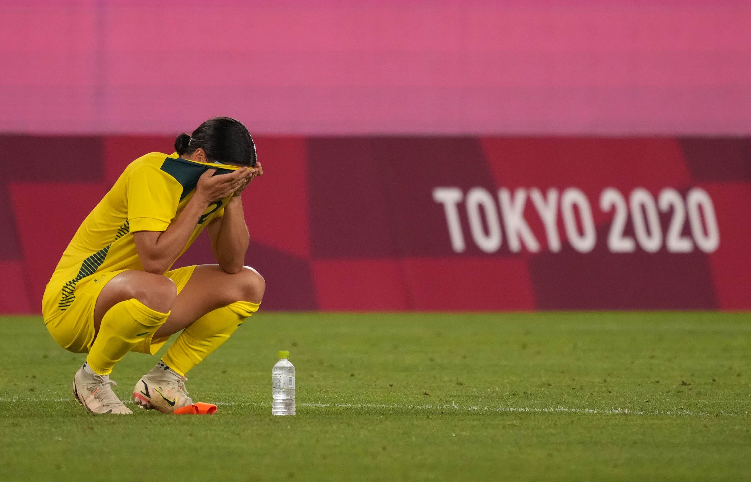Sam Kerr mourns her team's Olympics loss.