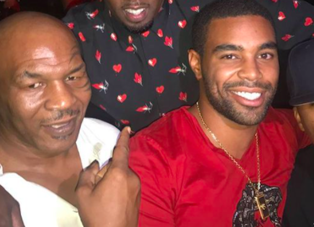Mike Tyson with his eldest son Amir.