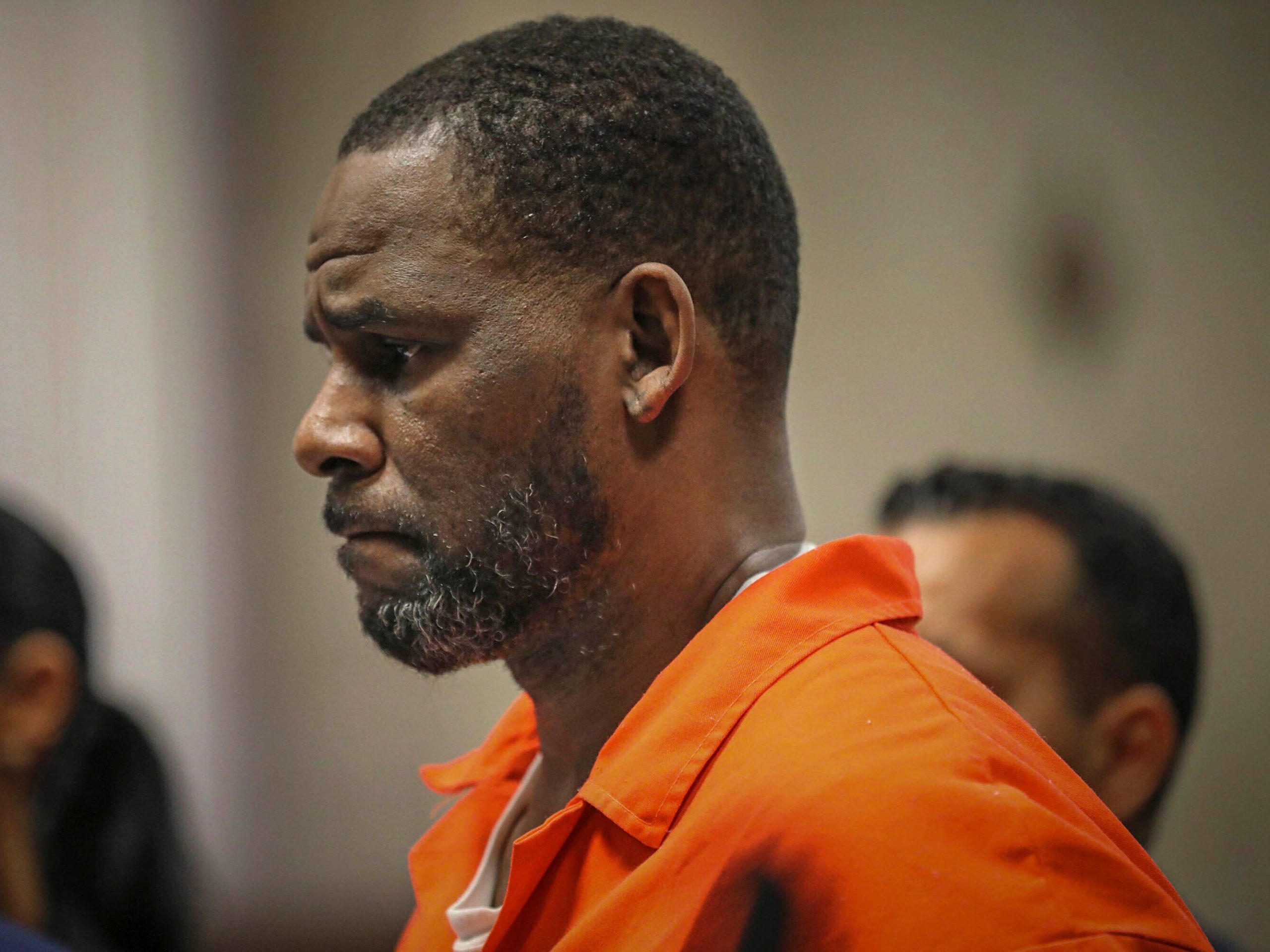 R. Kelly appears in court in Chicago in 2019.