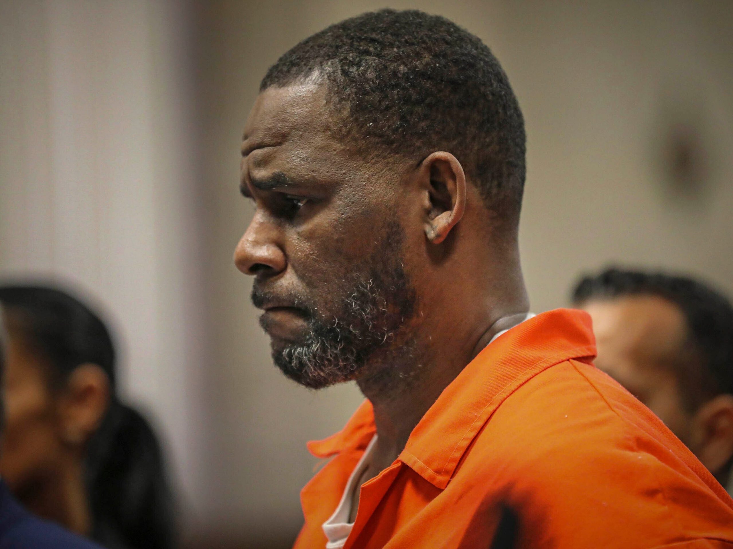 R. Kelly appears in court in Chicago in 2019.