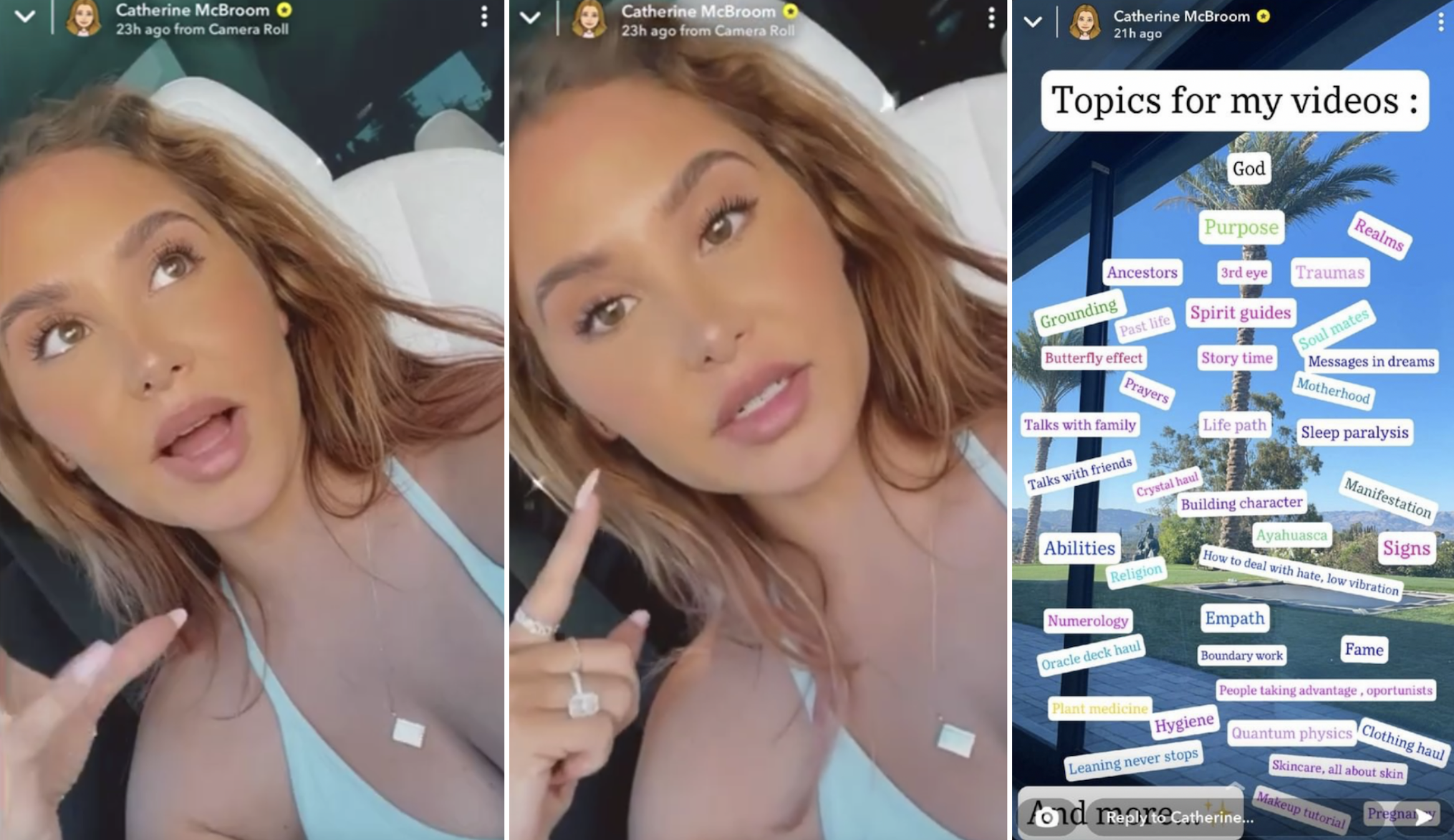 Catherine McBroom announced she would launch a solo YouTube channel.