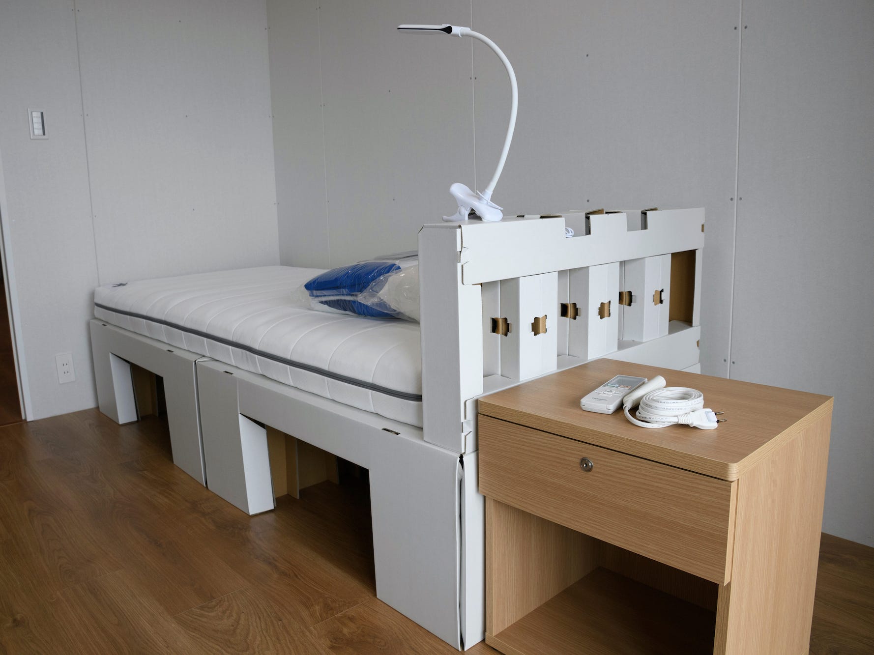 Tokyo Olympics cardboard beds